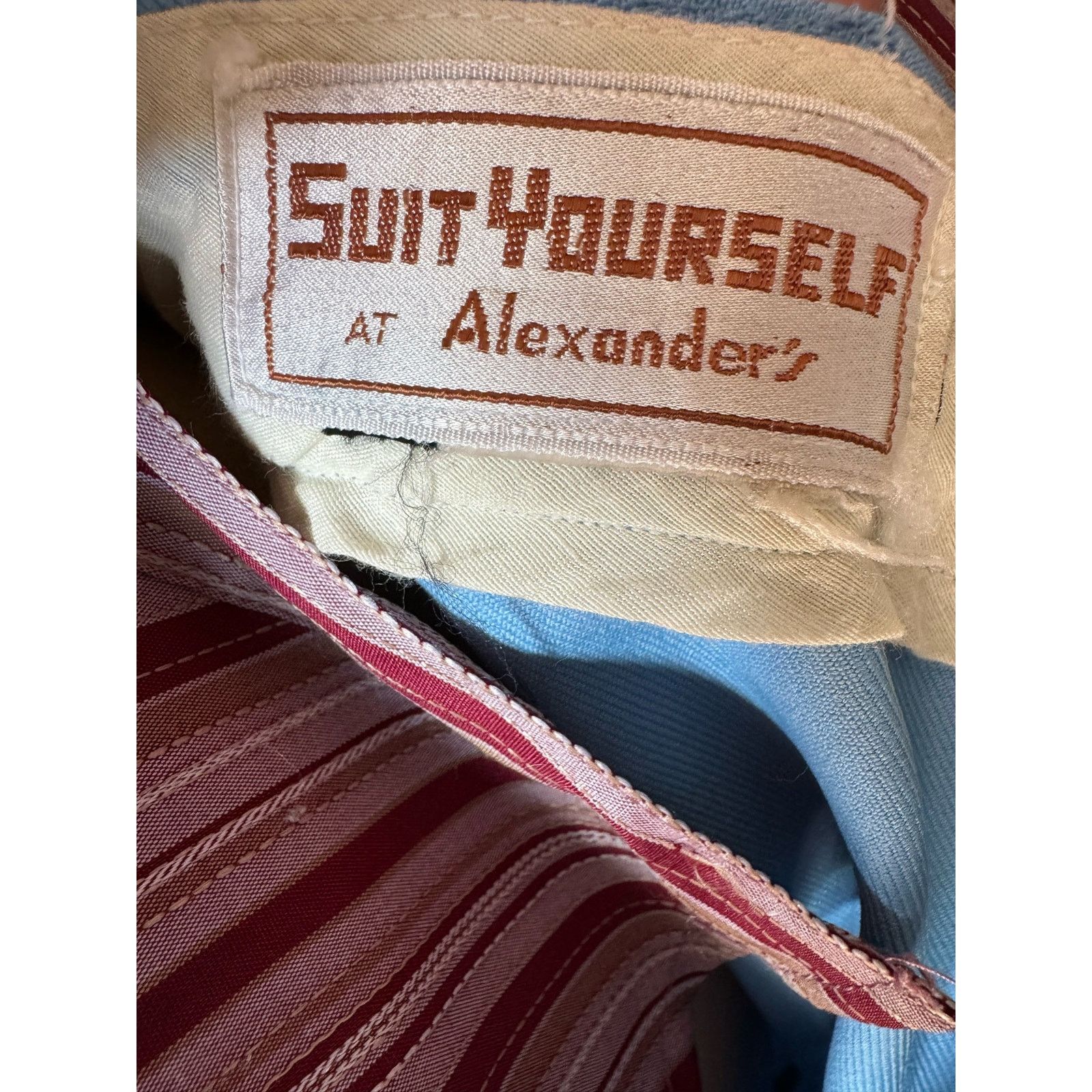 Vintage 60s suit yourself by Alexanders High Rise wide leg pant Size 27" / US 4 / IT 40 - 12 Thumbnail