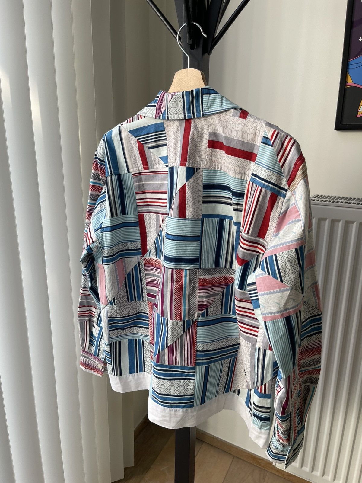 Bode Bode Patchwork Oxford Long Sleeves Shirt Size US S / EU 44-46 / 1 - 13 Thumbnail