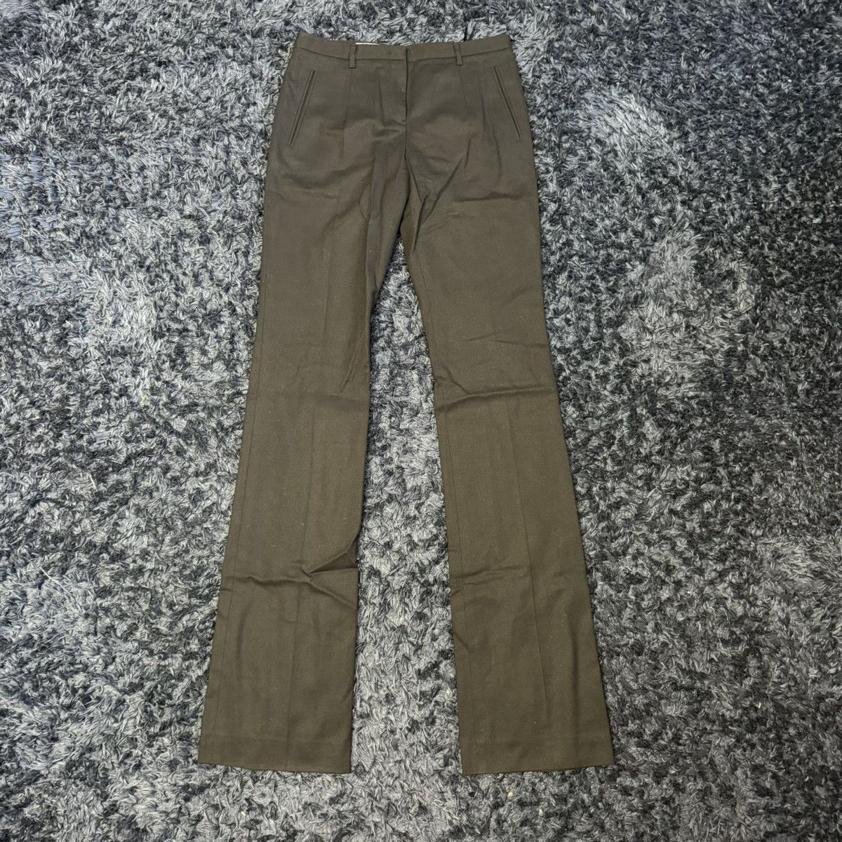 image of Jil Sander Henry Black Wool Trousers, Women's (Size 24)