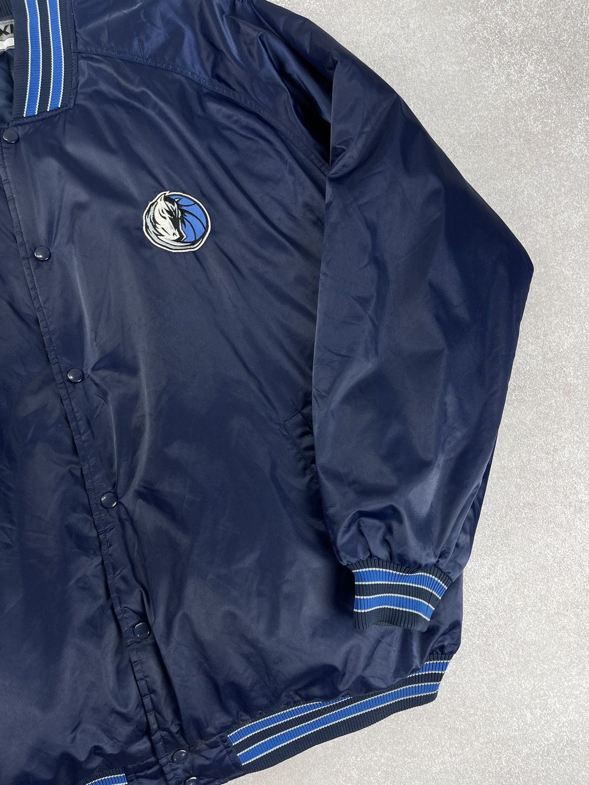 NBA × Nike × Vintage Vintage NBA Dallas Mavericks Bomber Jacket Size US XXL / EU 58 / 5 - 2 Thumbnail