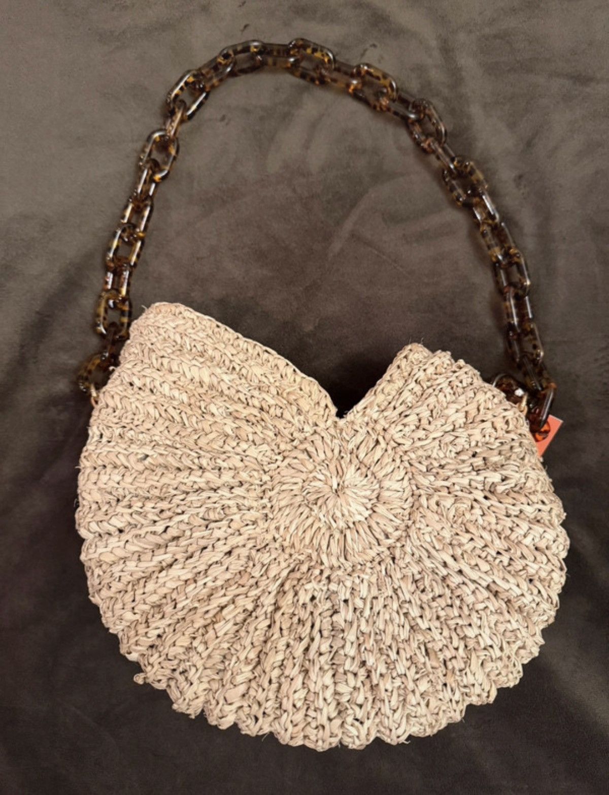 Other Woven Straw Cesi Conch Bag w Tortoise Shell Chain - Poolside Size ONE SIZE - 2 Thumbnail