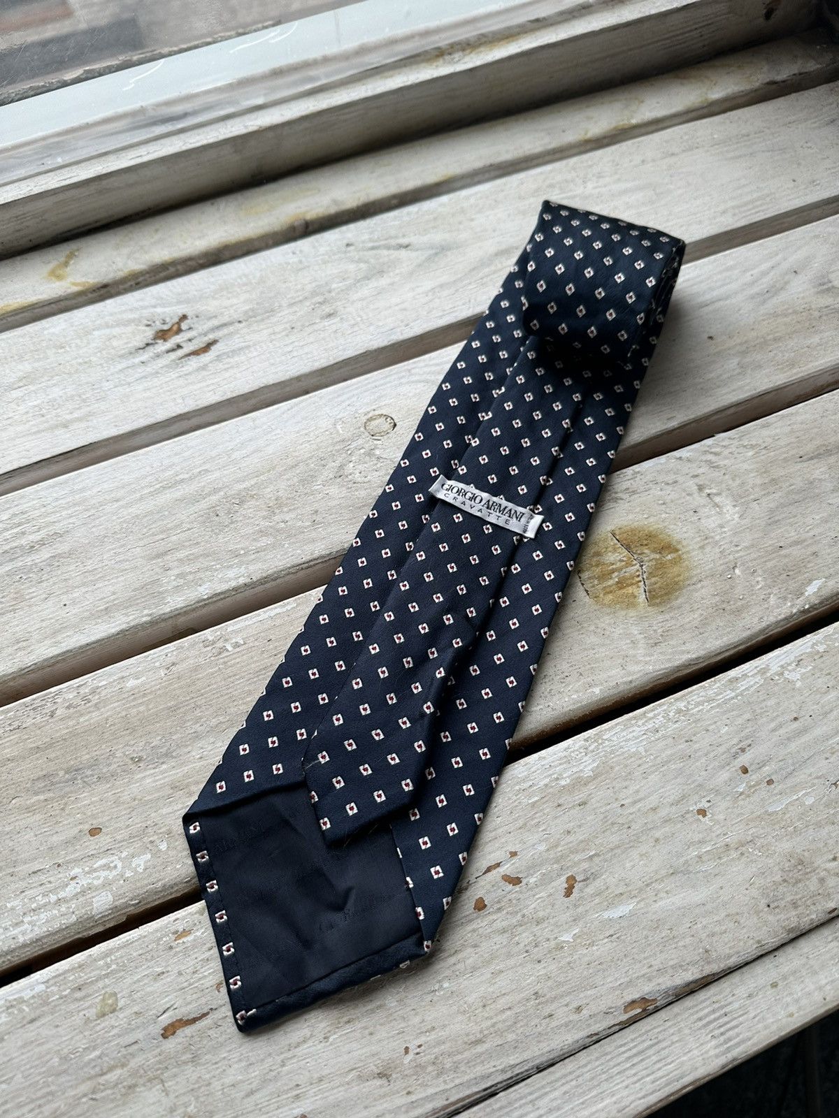 Armani × Giorgio Armani × Vintage 🚨 VINTAGE GIORGIO ARMANI FLANNEL 90s TIE luxury old money Size ONE SIZE - 1 Thumbnail