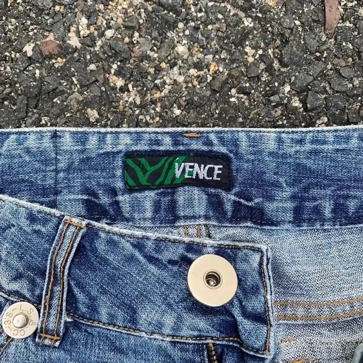 Japanese Brand FLARE/BOOTCUT 💥 VINTAGE VENCE JEANS DISTRESSED DENIM PANTS Size US 28 / EU 44 - 8 Thumbnail