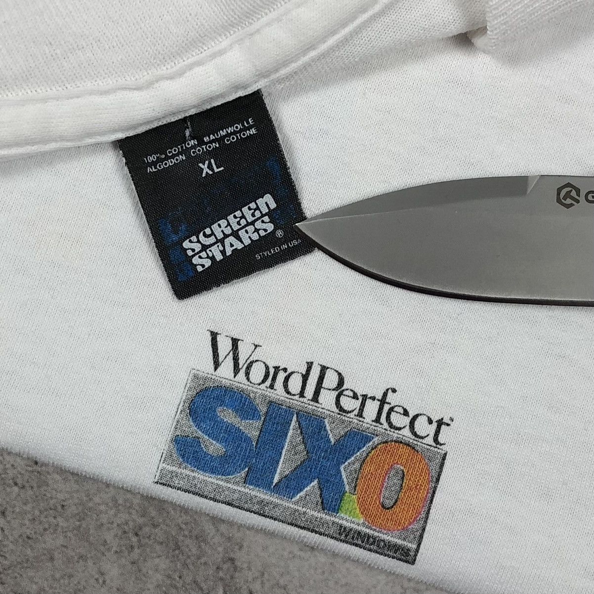 Microsoft Windows SIX.O Word Perfect Microsoft Tee Size US XL / EU 56 / 4 - 3 Thumbnail