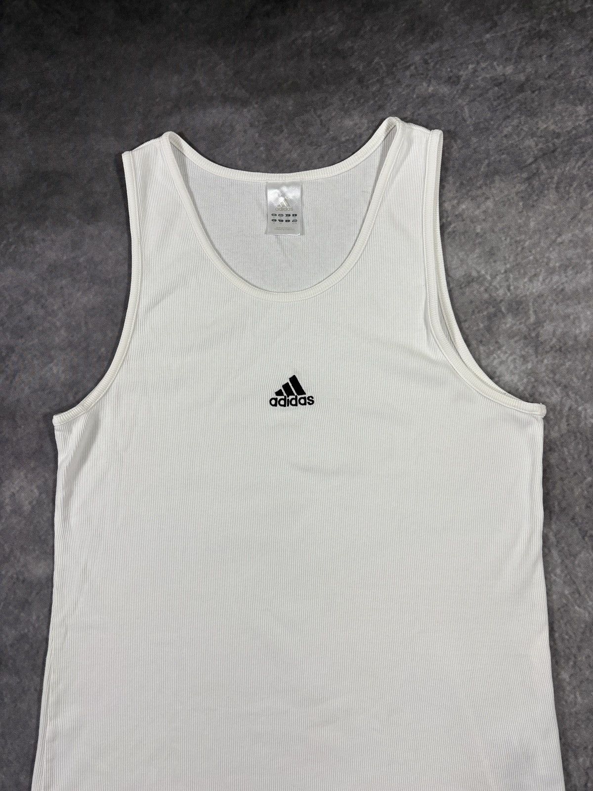 Adidas Vintage Adidas Tank Top Sleeveless Undershirt Embroidered Size US XL / EU 56 / 4 - 1 Thumbnail