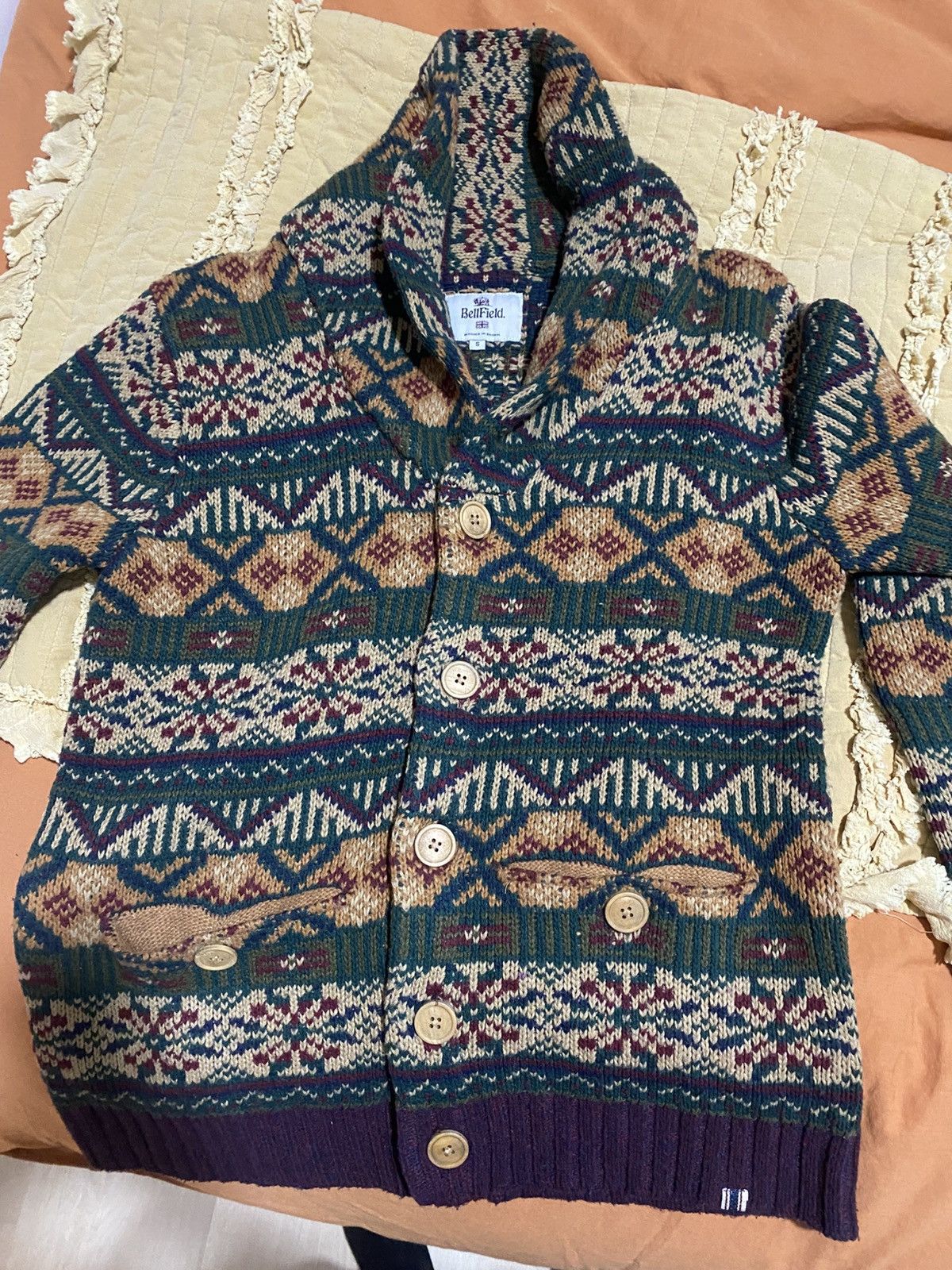 Bellfield Bellfield cardigan knitwear Size US S / EU 44-46 / 1 - 1 Thumbnail