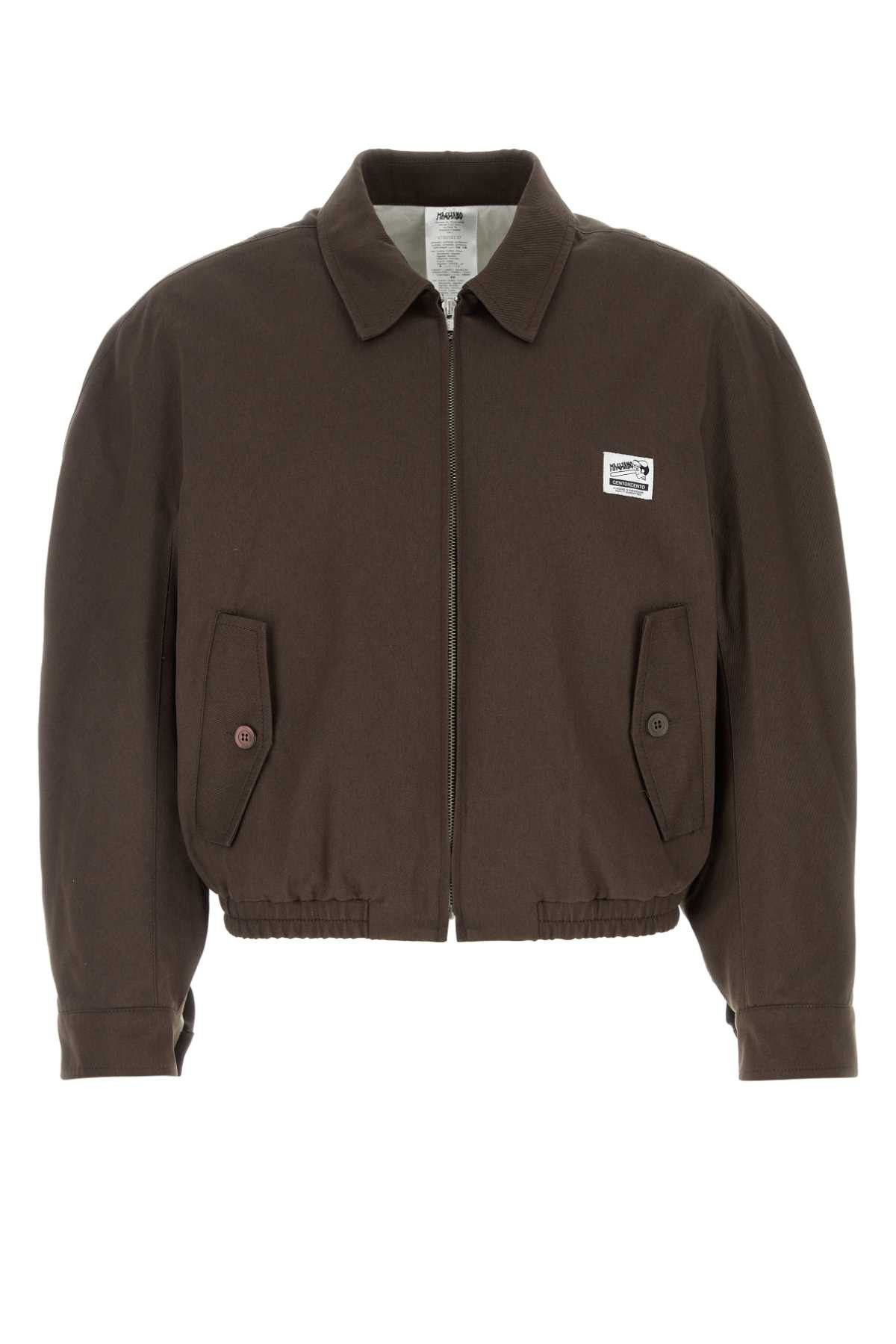 Magliano Chocolate Cotton Work Jacket Size US L / EU 52-54 / 3 - 1 Thumbnail