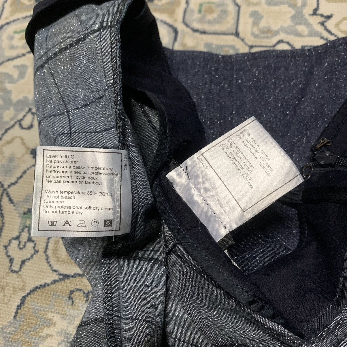 Chanel CHANEL DENIM SPARKIY BLUE Size 29" - 24 Thumbnail