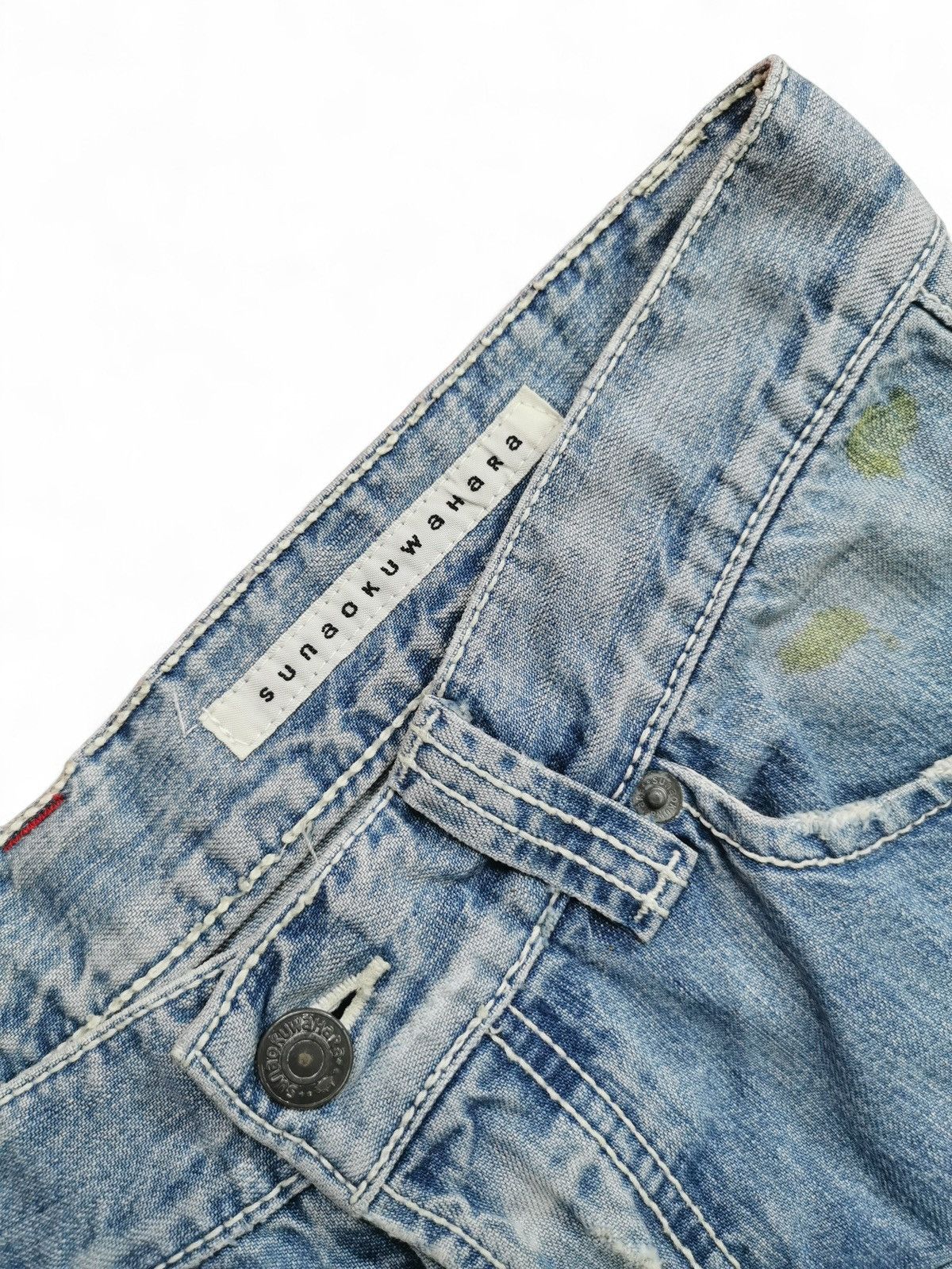 Sunao Kuwahara Sunaokuwahara baggy jeans Size 31" - 8 Thumbnail