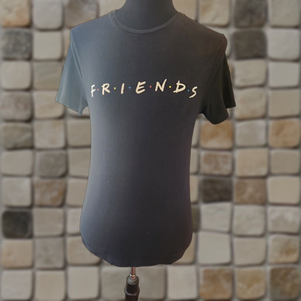 Old Navy Old Navy Mens Friends TV Show Black Short Sleeve T-Shirt Graphic Tee Sz S Size US S / EU 44-46 / 1 - 1 Thumbnail
