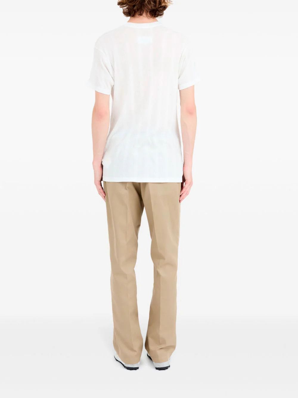 o1w1db10126 Name Tag T-Shirt in White