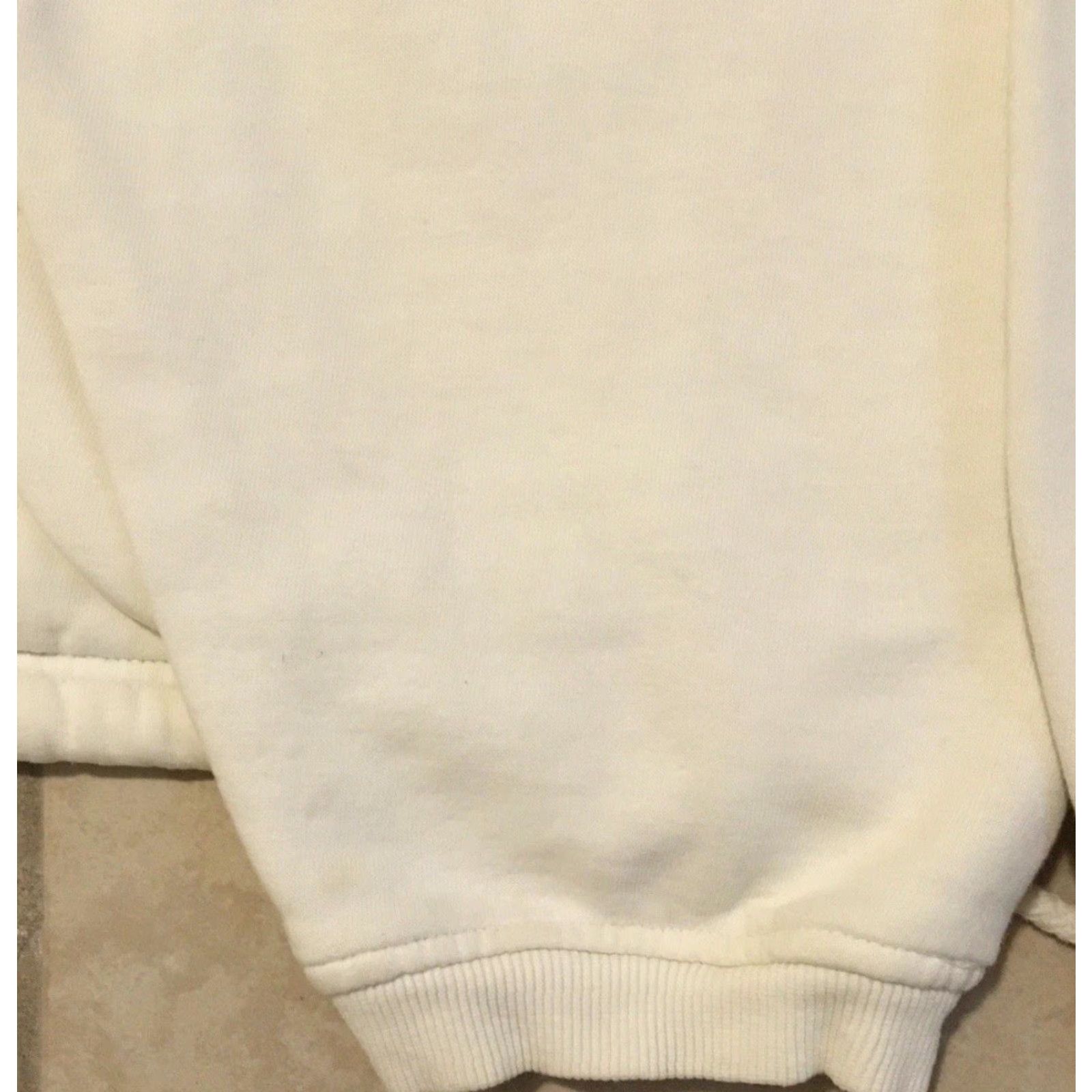 Vintage Vtg 90s BUM Equipment Faded Distress Boxy Hoodie XL Men White Oversized Pullover Sweatshirt Size US XL / EU 56 / 4 - 4 Thumbnail