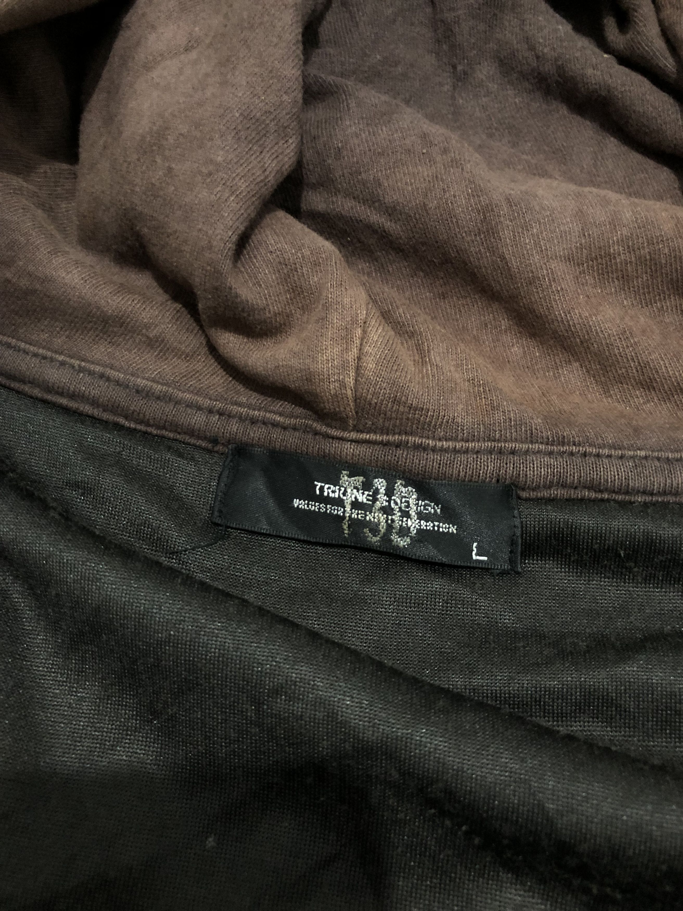 If Six Was Nine × Japanese Brand × Le Grande Bleu (L.G.B.) Y2k Japanese poem velvet fur hoodie Size US L / EU 52-54 / 3 - 3 Thumbnail