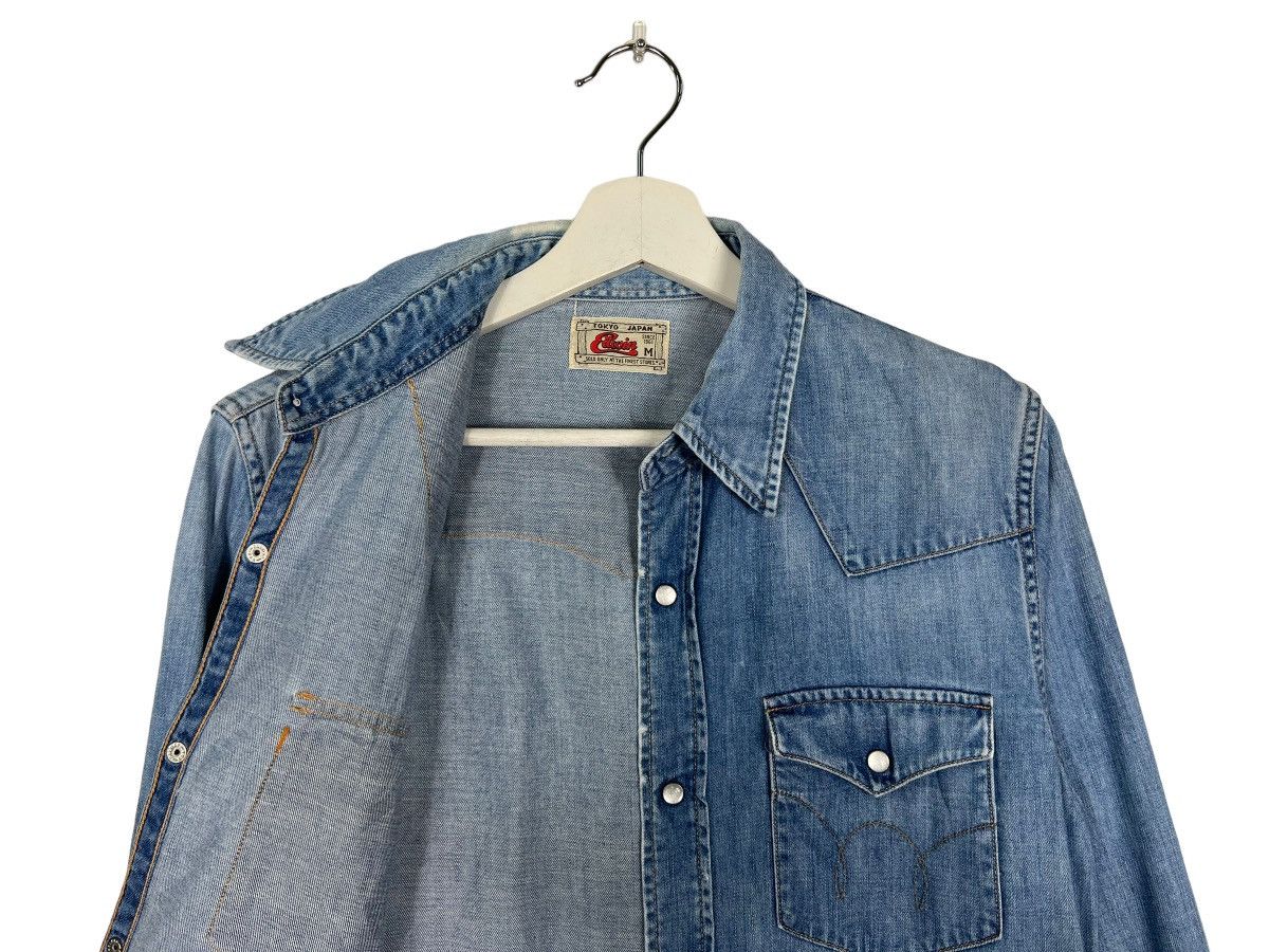 Edwin 🔥 EDWIN TOKYO JAPAN CAMBRAY SHIRTS Size US S / EU 44-46 / 1 - 10 Thumbnail