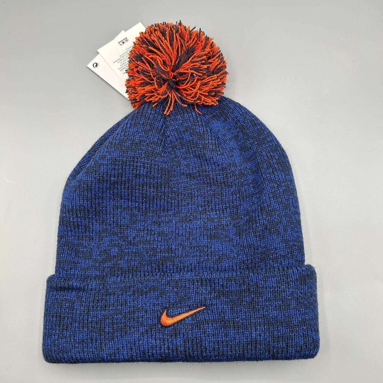 Nike Houston Astros x Nike Hat Men Cuffed Beanie Pom Pom Cap New Size ONE SIZE - 2 Thumbnail