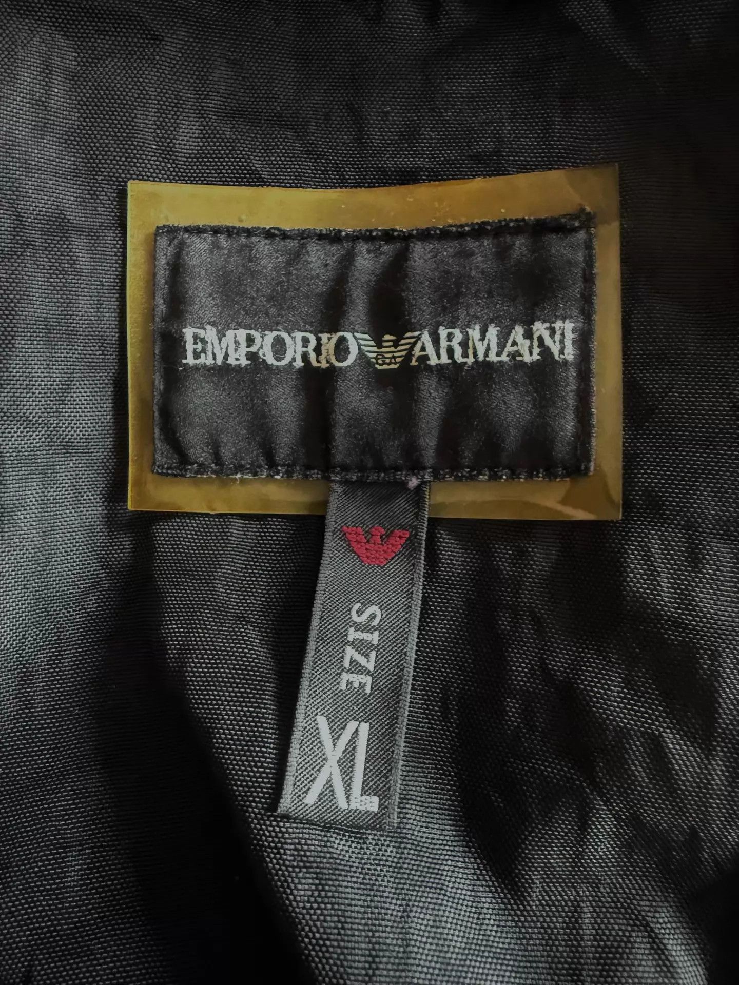 Emporio Armani Emporio Armani 00s Pleated Zip Jacket XL Size US XL / EU 56 / 4 - 5 Thumbnail