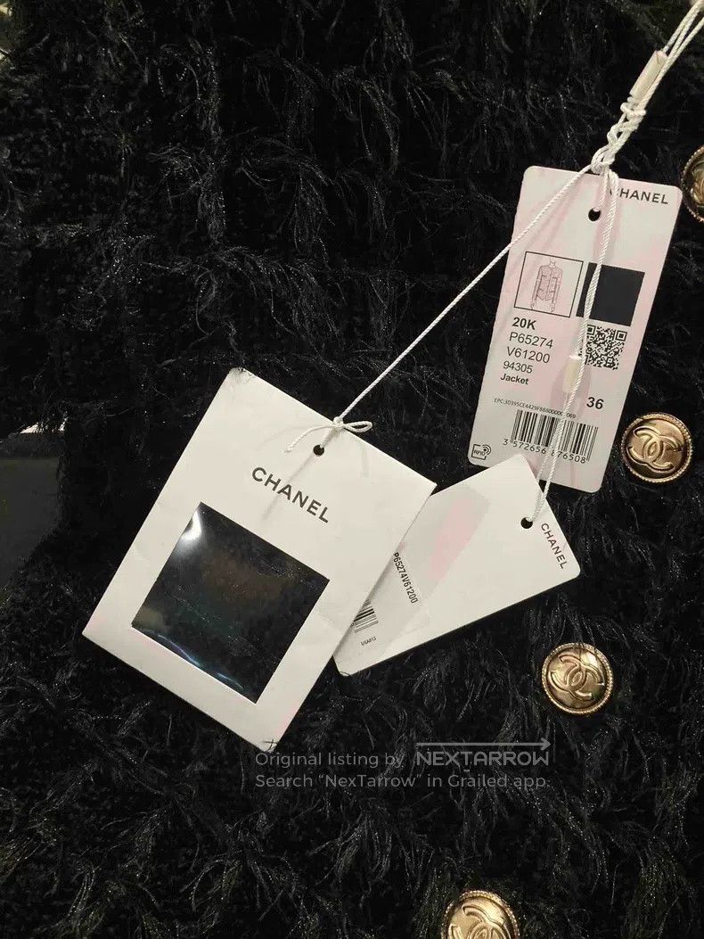 Chanel Chanel Equestrian series black and white stitching tassel Size XS / US 0-2 / IT 36-38 - 9 Thumbnail
