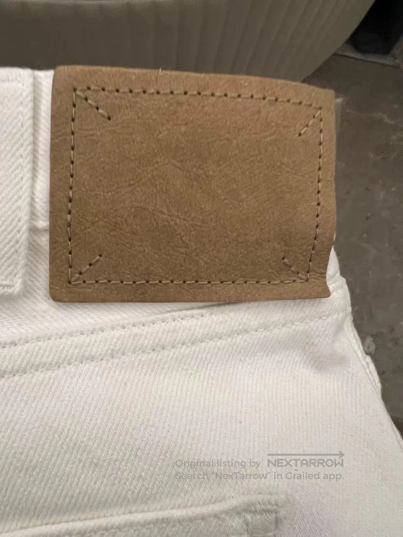 Celine Celine White Flared Denim Pants. Size 27" / US 4 / IT 40 - 8 Thumbnail