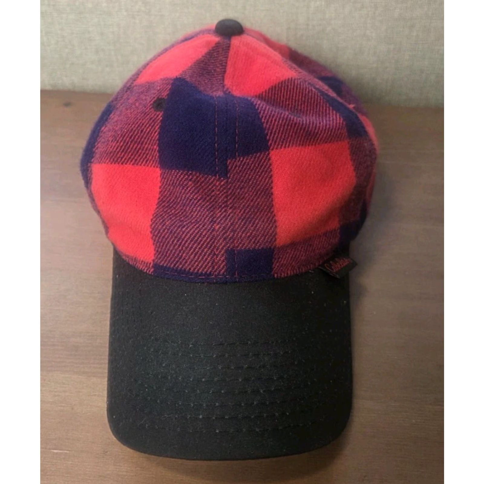 Vintage Cabela's Hat Mens One Size Red Black Buffalo Plaid Outdoor Hat Snapback Adjustable Strapback Modern Plaid Outdoor Mens Size ONE SIZE - 2 Thumbnail