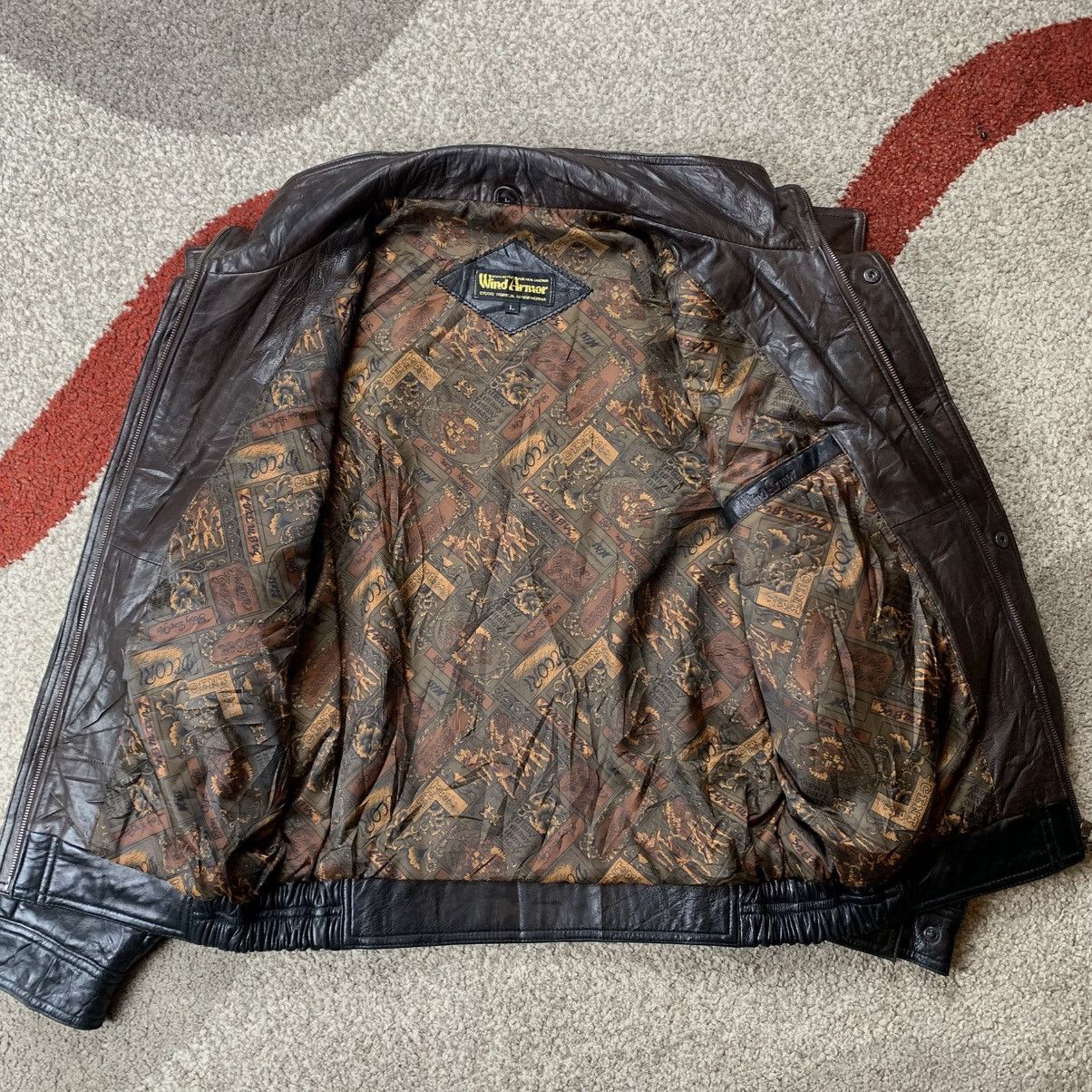 Genuine Leather Wind Armor Leather Jacket Size US L / EU 52-54 / 3 - 8 Thumbnail