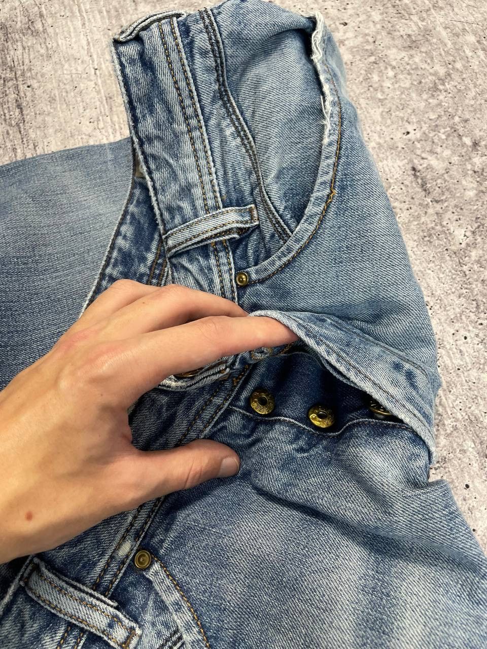 Diesel Vintage Diesel Iakop Distressed Denim Jeans Y2K Size US 34 / EU 50 - 7 Thumbnail