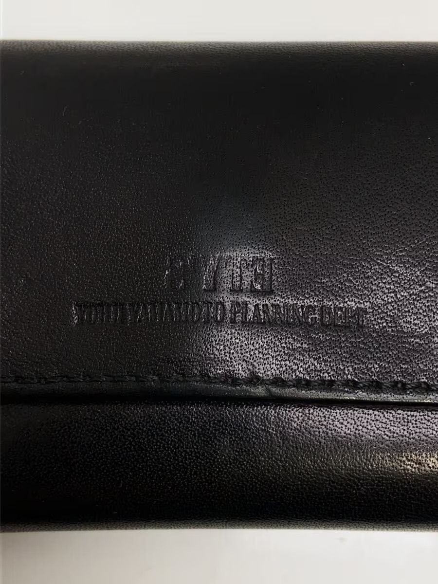Yohji Yamamoto Logo Leather Card Wallet Size ONE SIZE - 3 Thumbnail