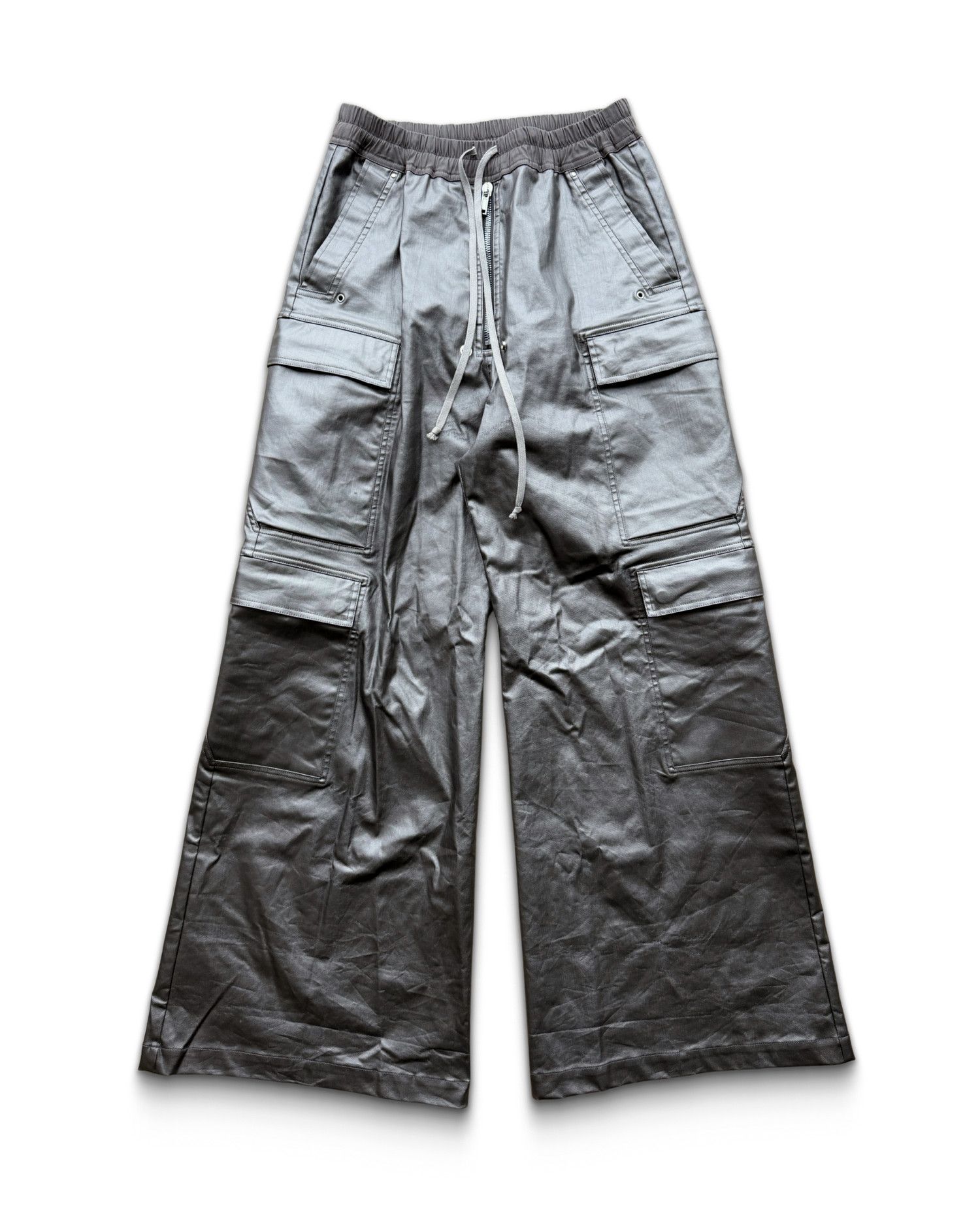 Rick Owens Rick Owens Gunmetal Bela Cargo Pants Size US 32 / EU 48 - 3 Thumbnail