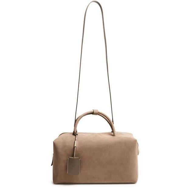 Max Mara MAX MARA Holdall Beige Suede Top Handle Bag New/Authentic Size ONE SIZE - 5 Thumbnail