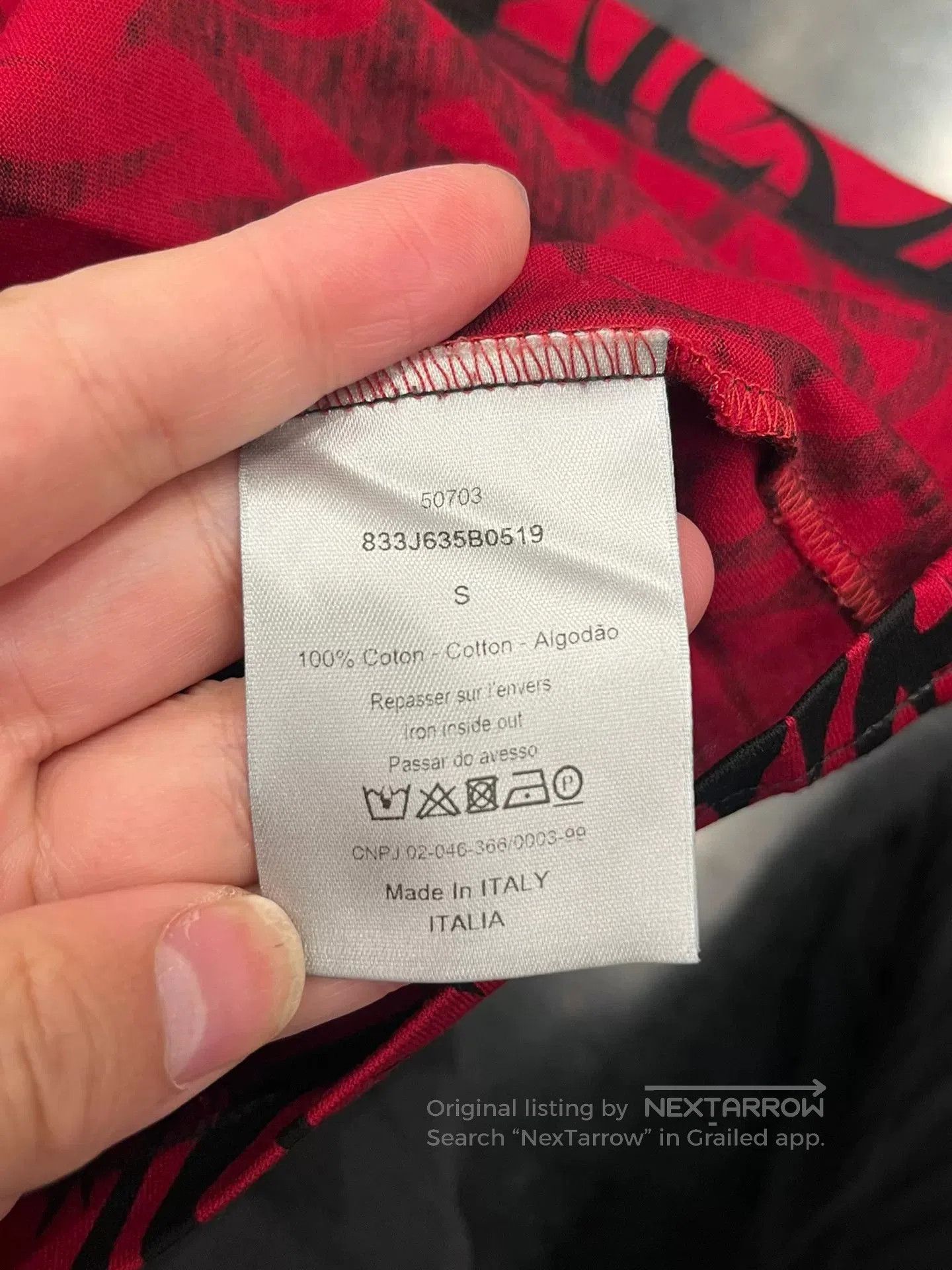 Dior Dior Runway Red Thorn Short Sleeve. Size S / US 4 / IT 40 - 4 Thumbnail