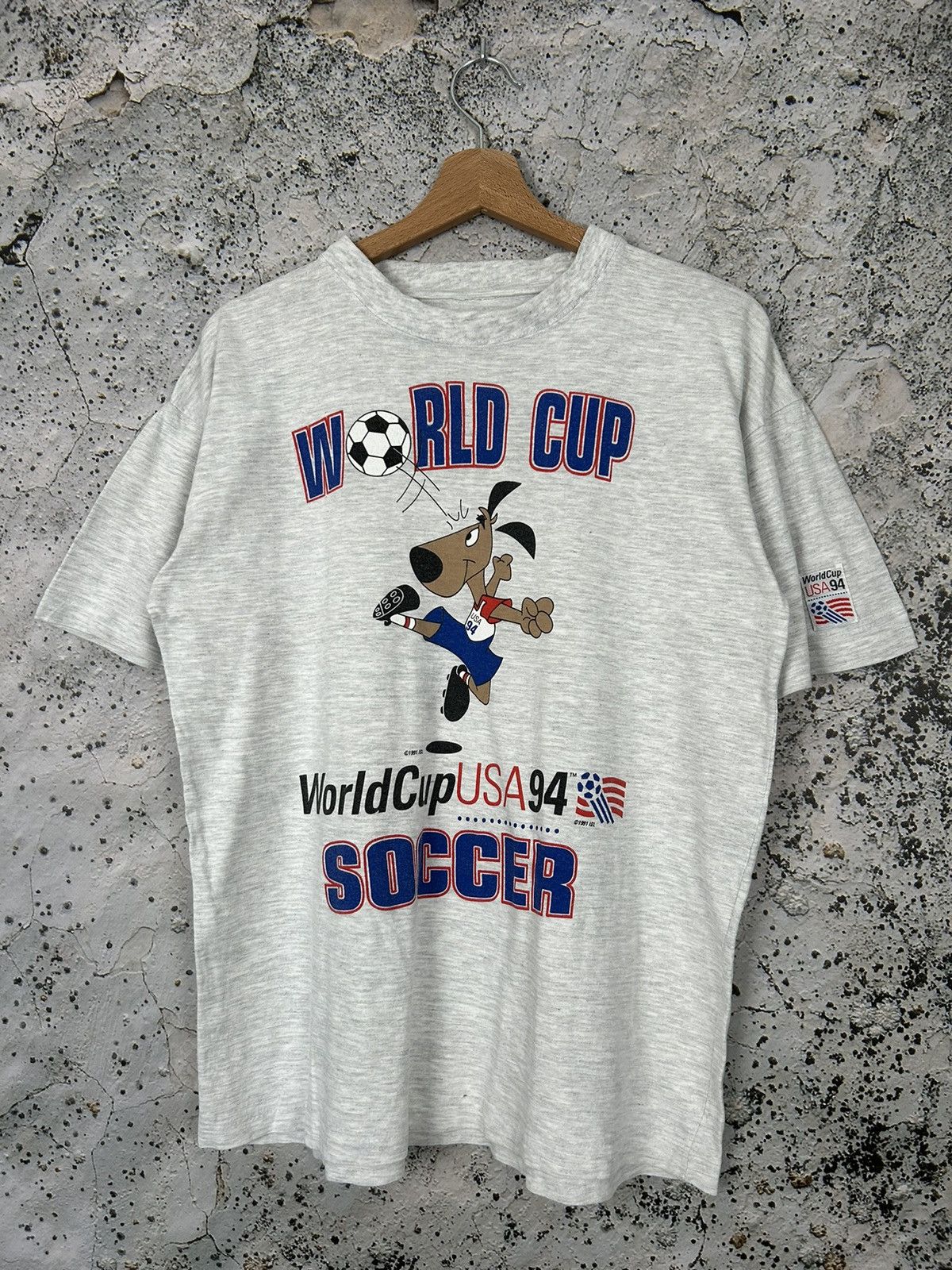 Vintage Vintage 1994 USA FIFA World Cup Soccer Football Rare Size US L / EU 52-54 / 3 - 1 Thumbnail