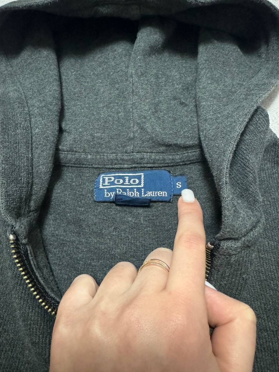 Polo Ralph Lauren × Vintage Vintage Polo Ralph Lauren Hoodie Zip Baggy Chief Keef 90s Size US S / EU 44-46 / 1 - 8 Thumbnail