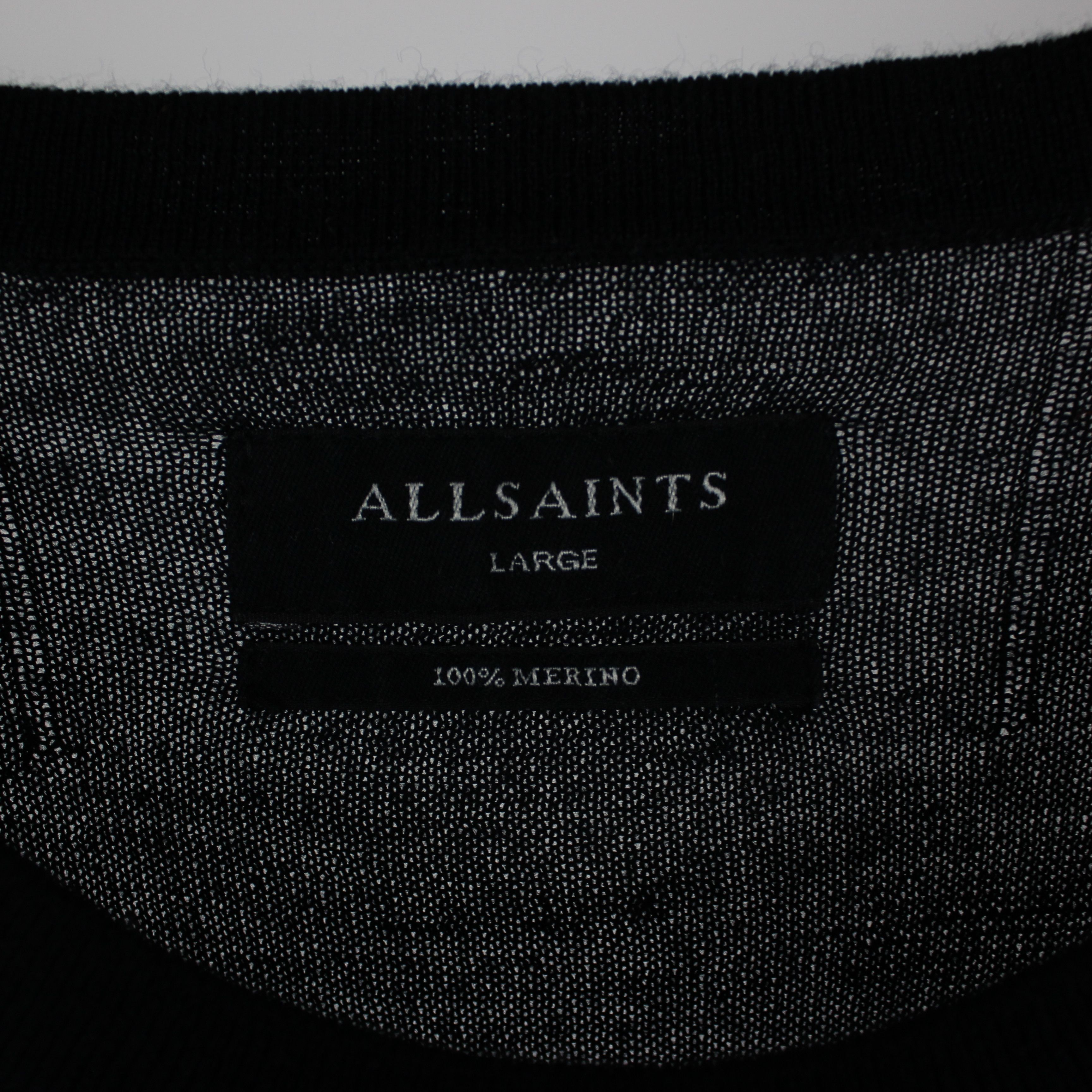 Allsaints allsaints sweater men wool M L black Mode Merino Crew Size US L / EU 52-54 / 3 - 8 Thumbnail