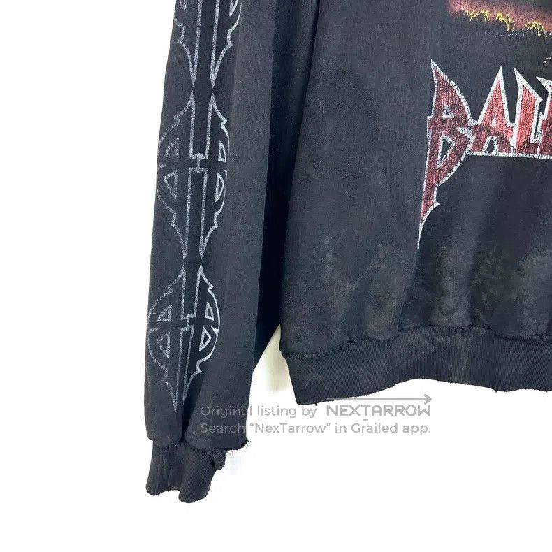 Balenciaga Balenciaga Black Eiffel Tower Sunset Printed Destroyed Dis Size US S / EU 44-46 / 1 - 5 Thumbnail