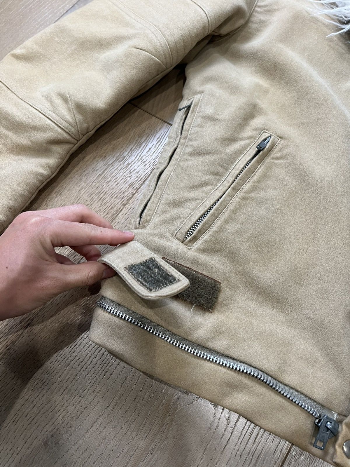 Helmut Lang Helmut Lang AW99 Moleskin Astro Biker Jacket Size US M / EU 48-50 / 2 - 10 Thumbnail