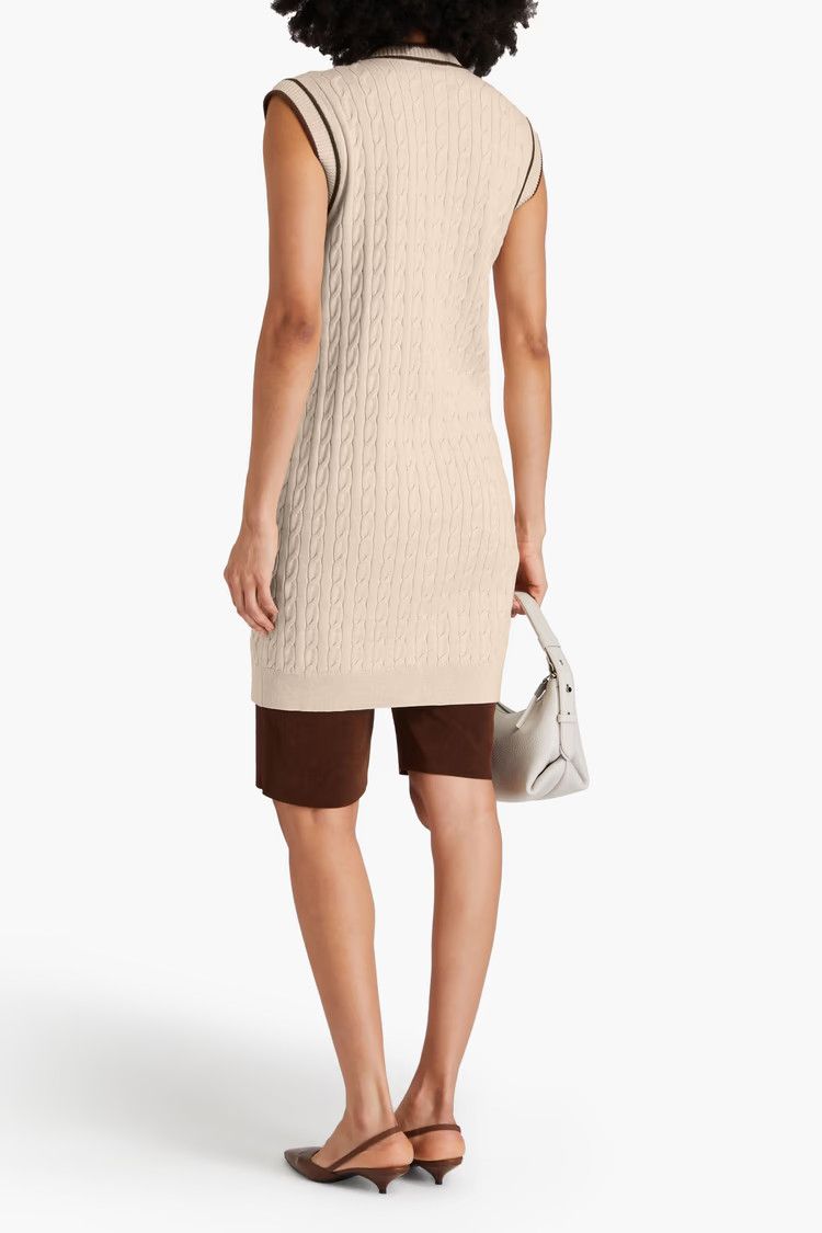 Brunello Cucinelli o1y0725 Cardigan in Beige/Brown Size M / US 6-8 / IT 42-44 - 3 Thumbnail