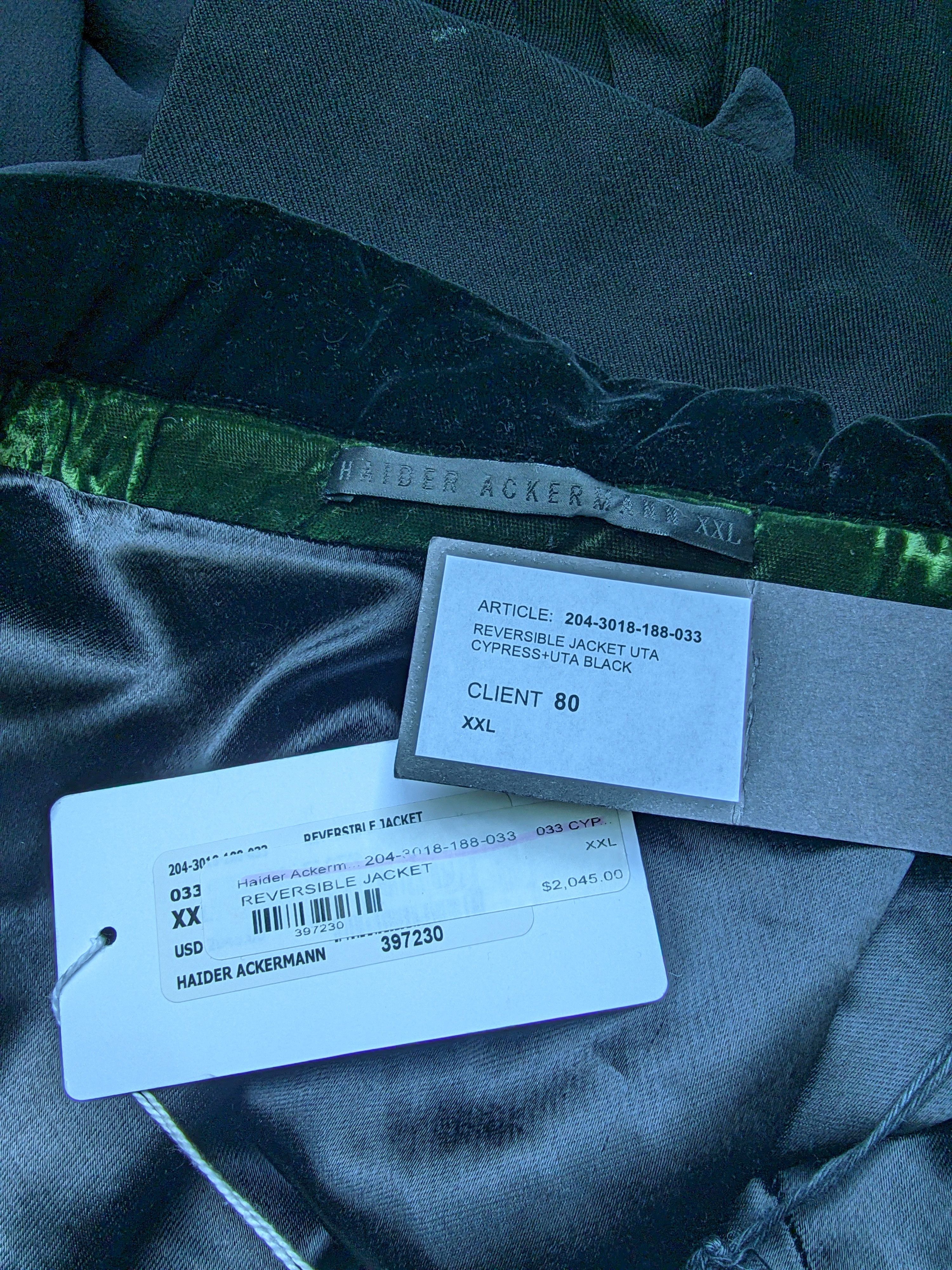 Haider Ackermann haider ackermann velvet jacket Size US XXL / EU 58 / 5 - 5 Thumbnail