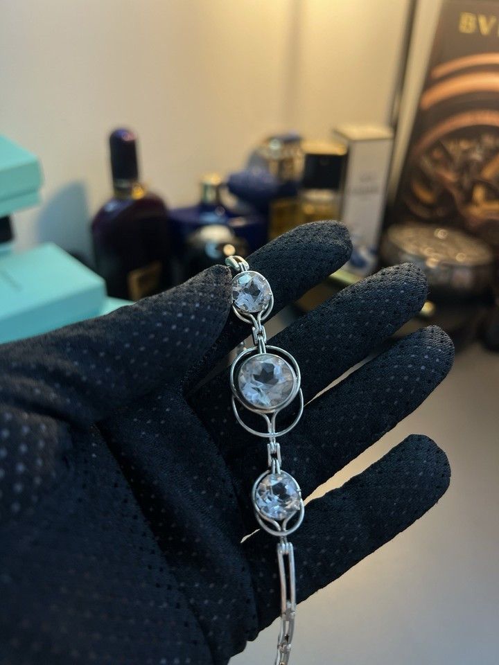 Other Silver Retro Vintage Women's Bracelet Rock Сrystal Size ONE SIZE - 14 Thumbnail