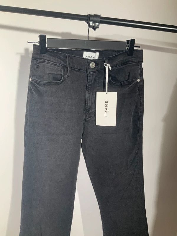 Frame Jean flare gris foncé FRAME – modèle "Le High Flare" Size 28" / US 6 / IT 42 - 1 Thumbnail