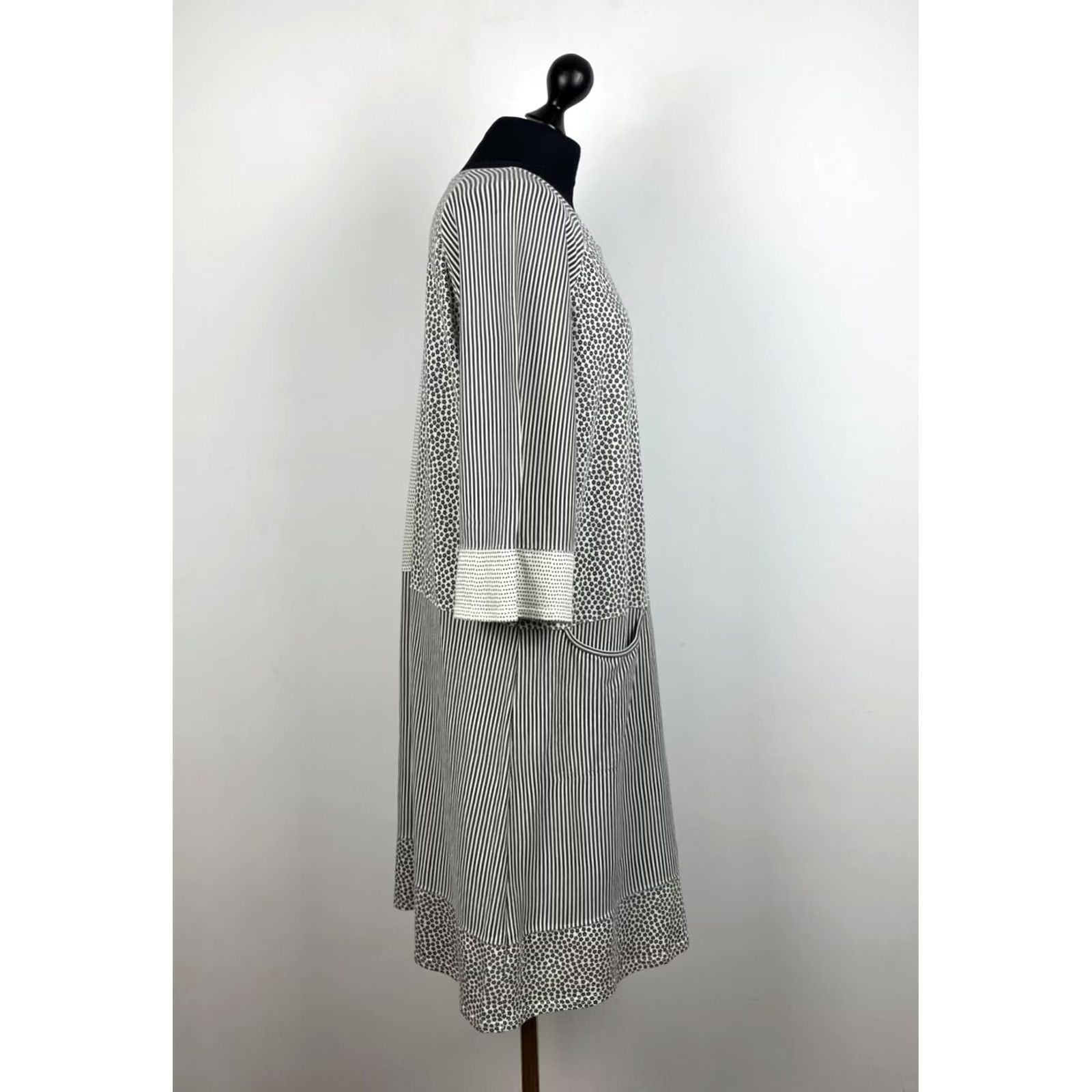 Vintage Gudrun Sjoden Womens Midi Dress L Grey A-Line Dress Modern Fashion Size L / US 10 / IT 46 - 2 Thumbnail