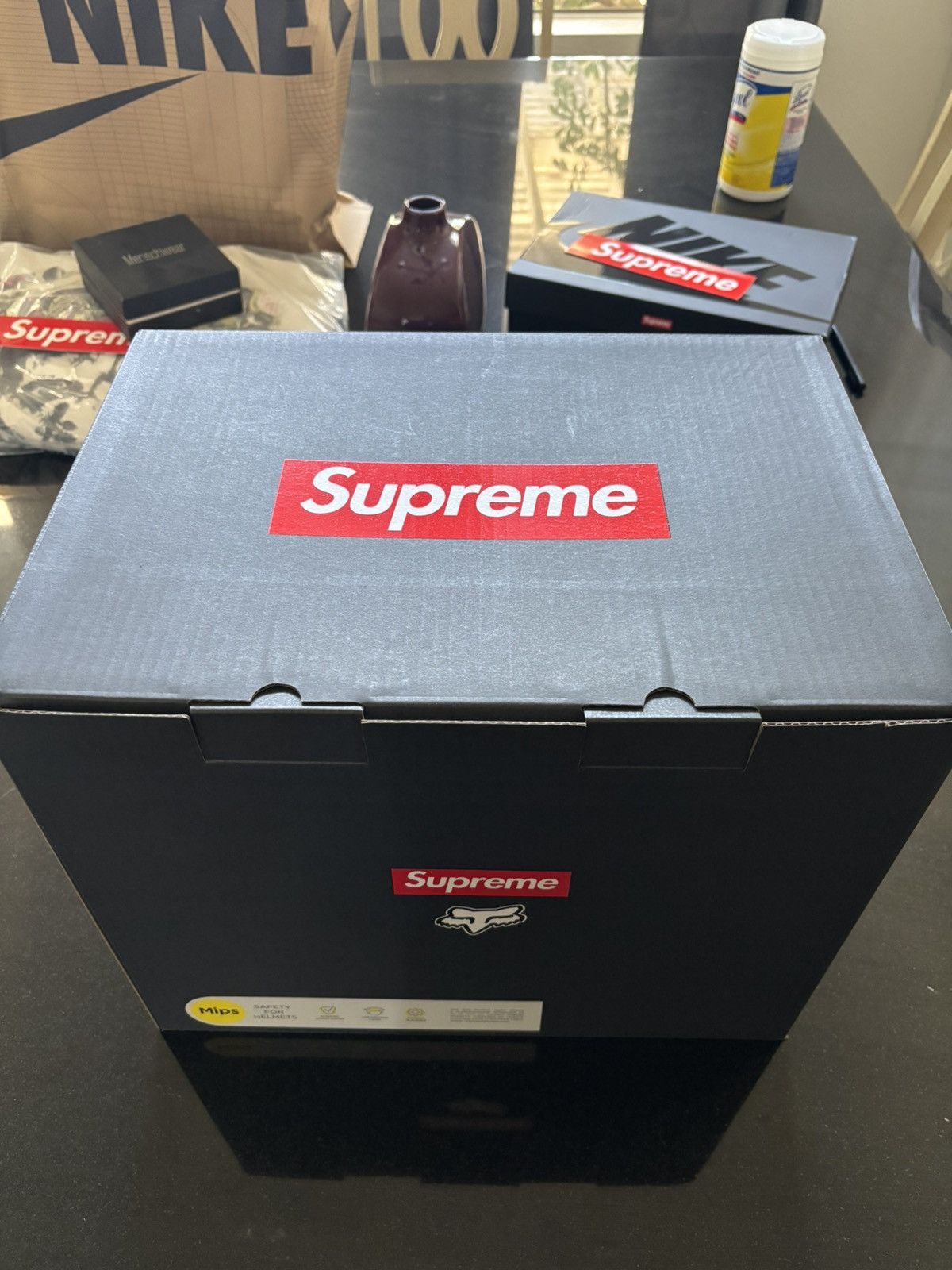 Fox Racing × Supreme Supreme x Fox Racing DMX V1 Helmet Size ONE SIZE - 4 Thumbnail
