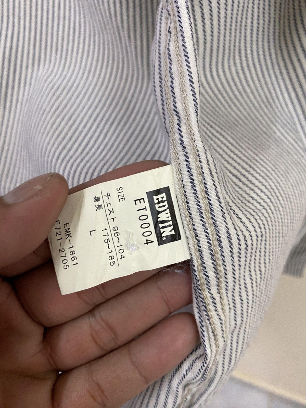 Edwin × Vintage Edwin Shirt Button Up Size US L / EU 52-54 / 3 - 10 Thumbnail