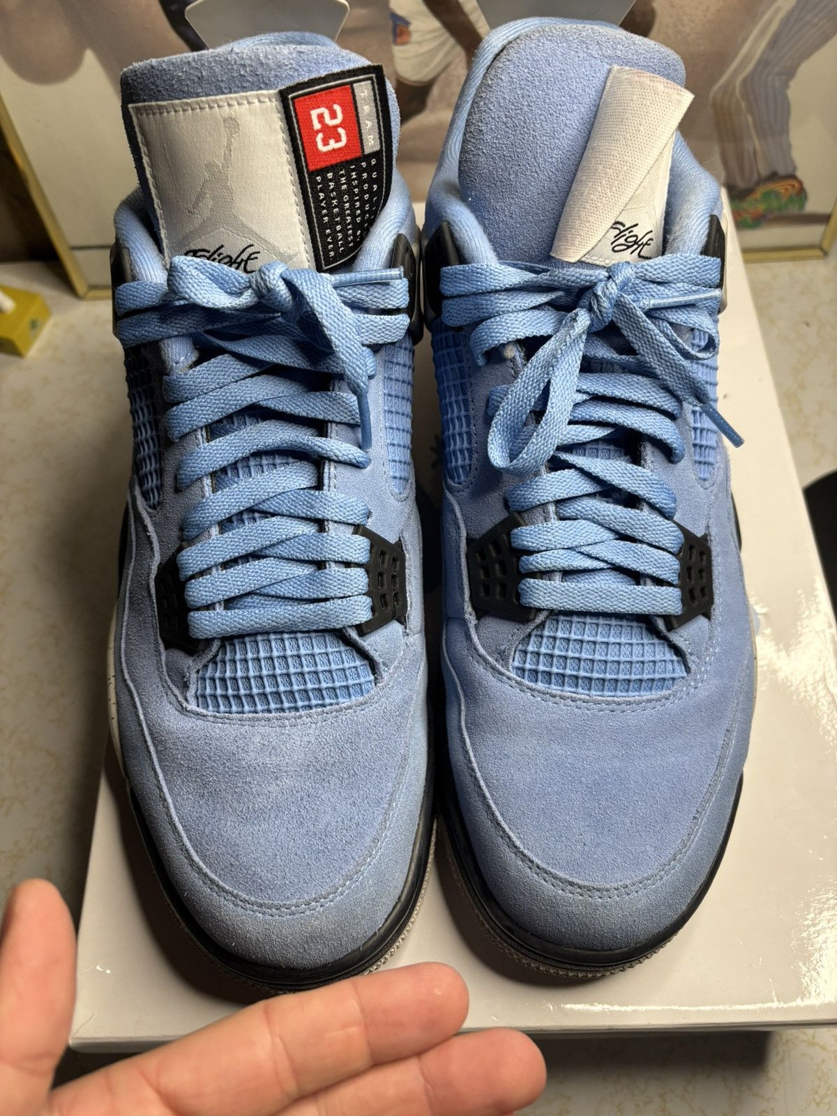 Jordan Brand Jordan Retro 4 “UNC” Size US 13 / EU 46 - 2 Thumbnail