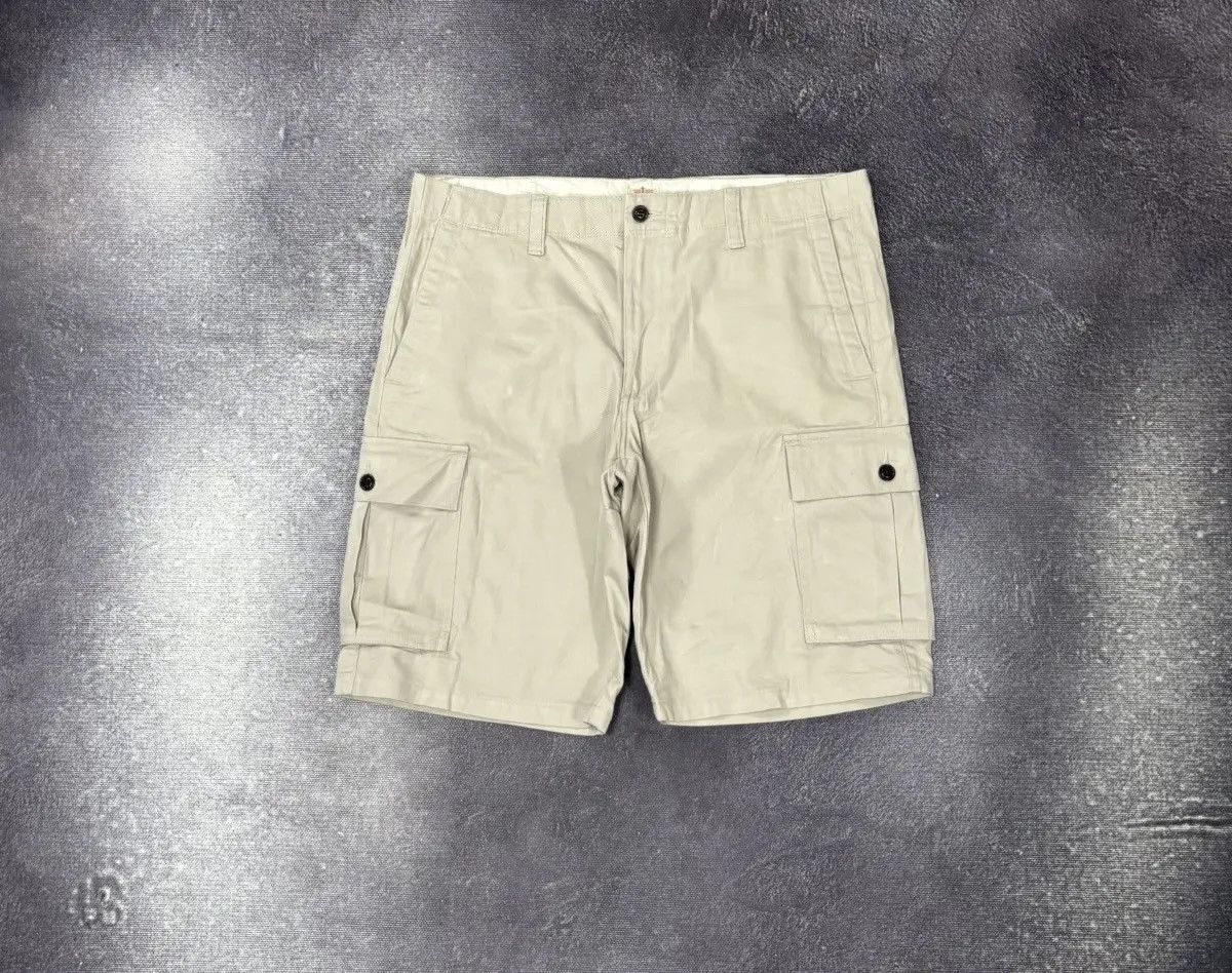 Dockers × Vintage Vintage Dockers Y2K Military Casual Hype Baggy Cargo Shorts Size US 36 / EU 52 - 1 Thumbnail