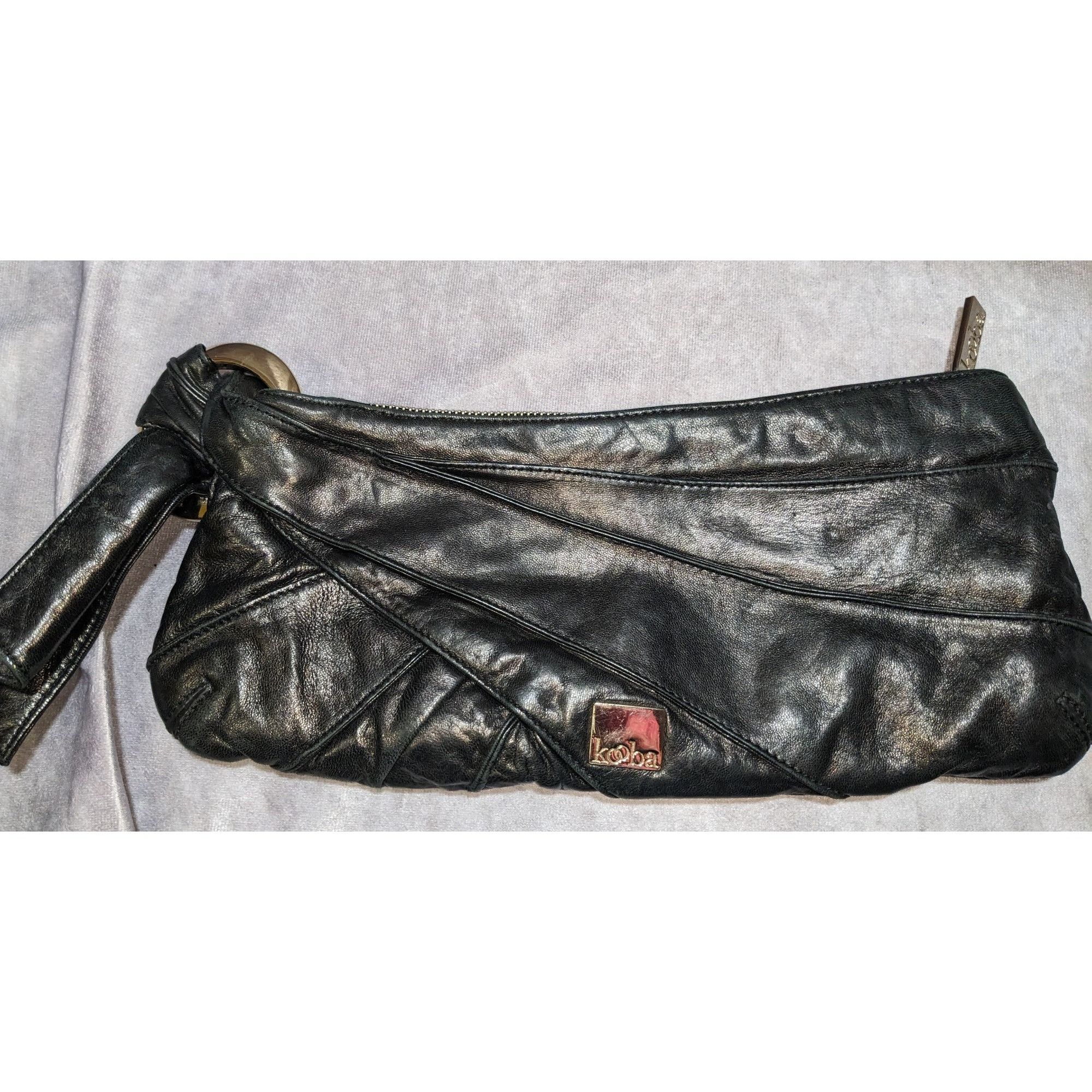 Other Kooba Black Leather Clutch With Silver Hardware & Interior Z Size ONE SIZE - 1 Thumbnail