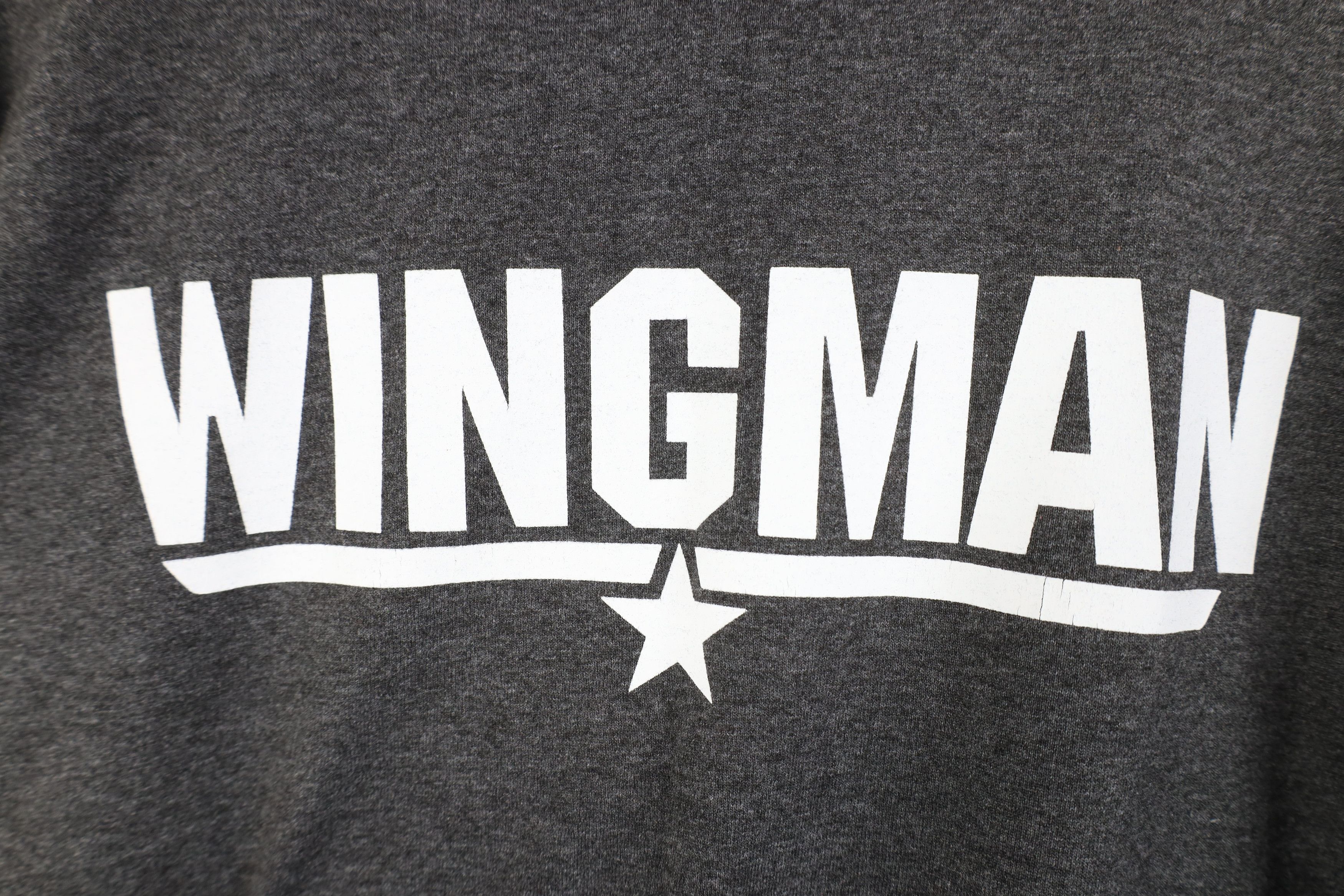 Vintage Vintage Y2K 2004 Spell Top Gun Movie Wingman T-Shirt Gray Size US XL / EU 56 / 4 - 9 Thumbnail