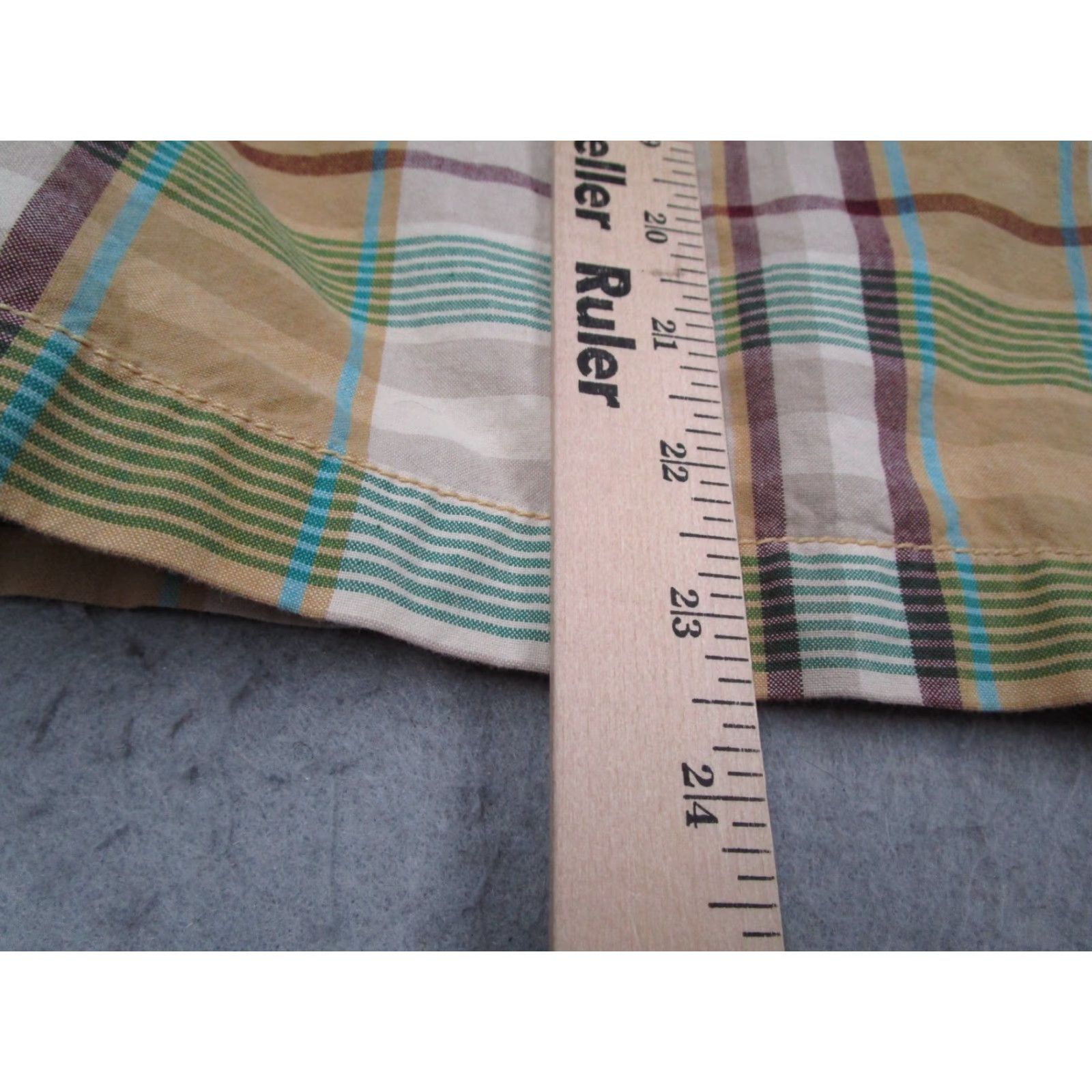 Vintage VINTAGE Aeropostale Shorts Mens 36 Yellow Plaid 10" Casual Walk Golf Y2K Size US 36 / EU 52 - 6 Thumbnail