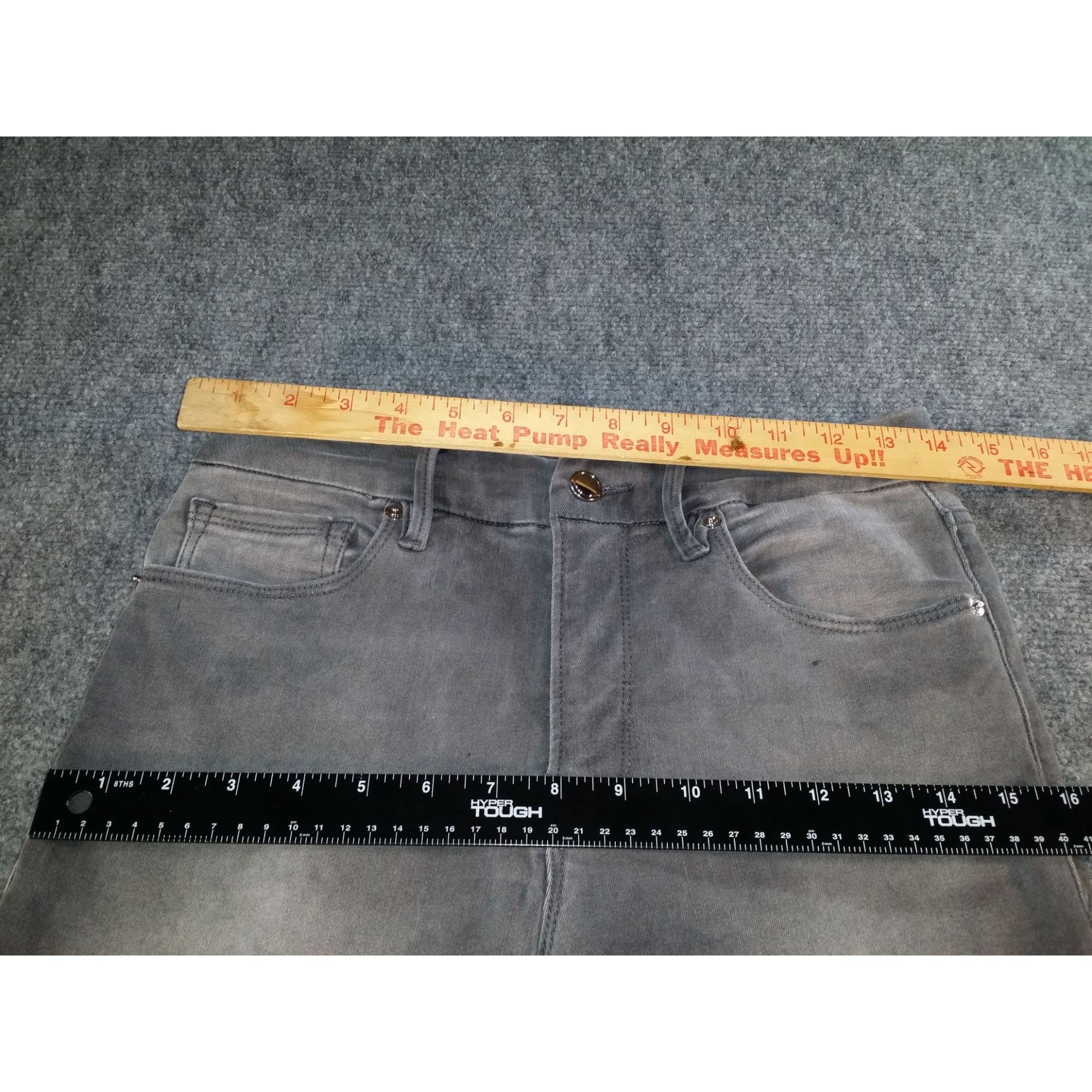 Good American Good American Always Fits Jeans Women Sz 6/28 Raw Hem GLFCH9 Size 28" / US 6 / IT 42 - 4 Thumbnail