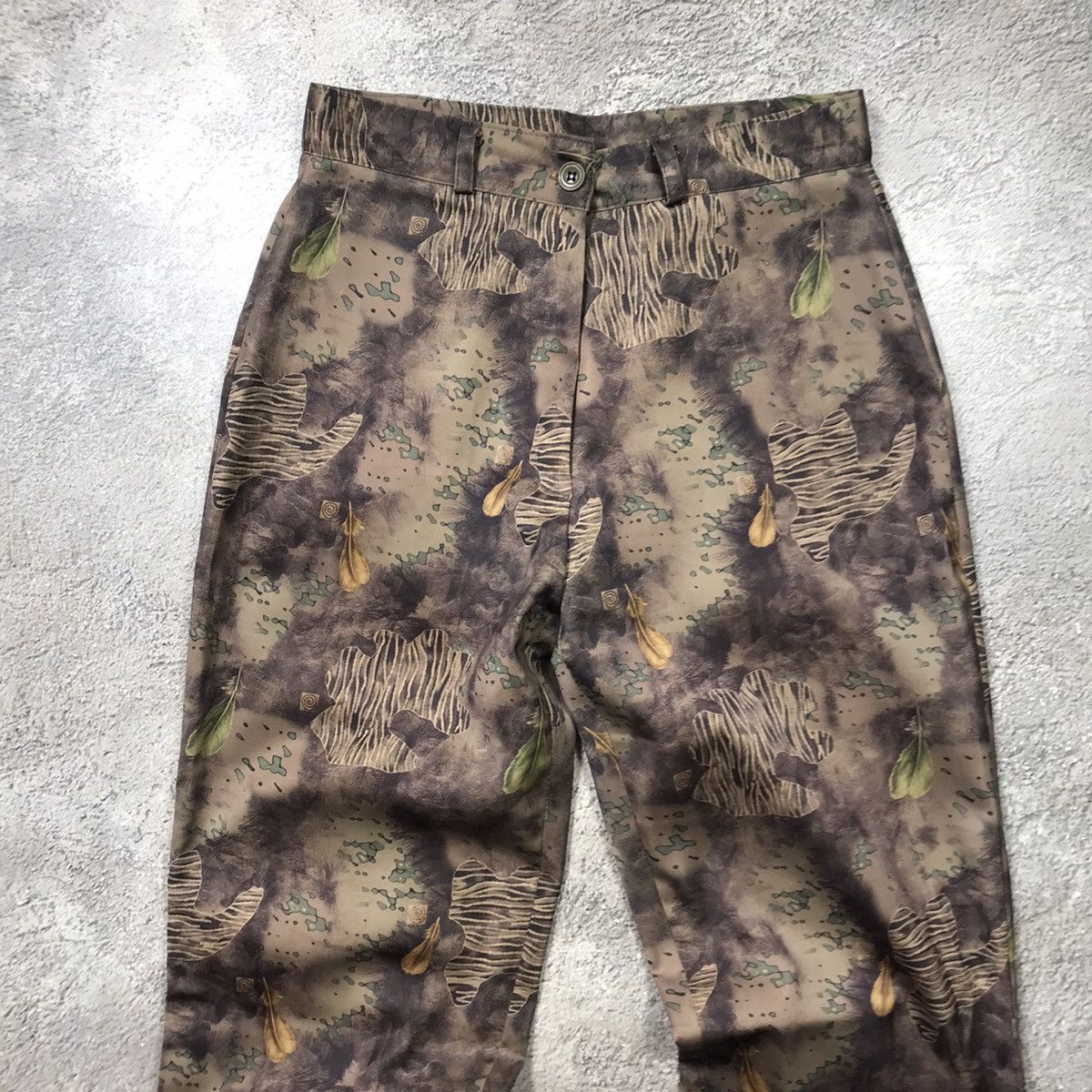 Vintage Vintage Y2K Baggy Cargo Pants Distressed Camo Streetwear 26 Size 26" / US 2 / IT 38 - 2 Thumbnail