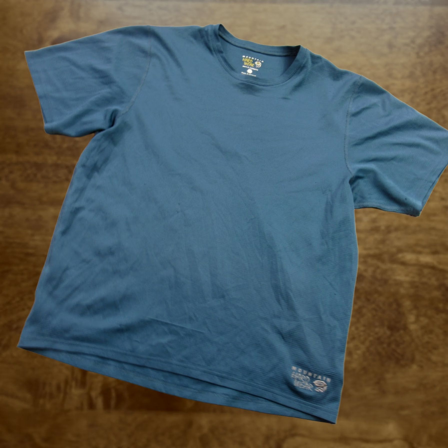 Mountain Hardwear Mountain Hardwear Shirt Mens Medium Short Sleeve Casual Crew Neck T-Shirt Blue Logo Outdoors All Seasons Regular Fit Summer Spring Fall Mens Size US M / EU 48-50 / 2 - 1 Thumbnail