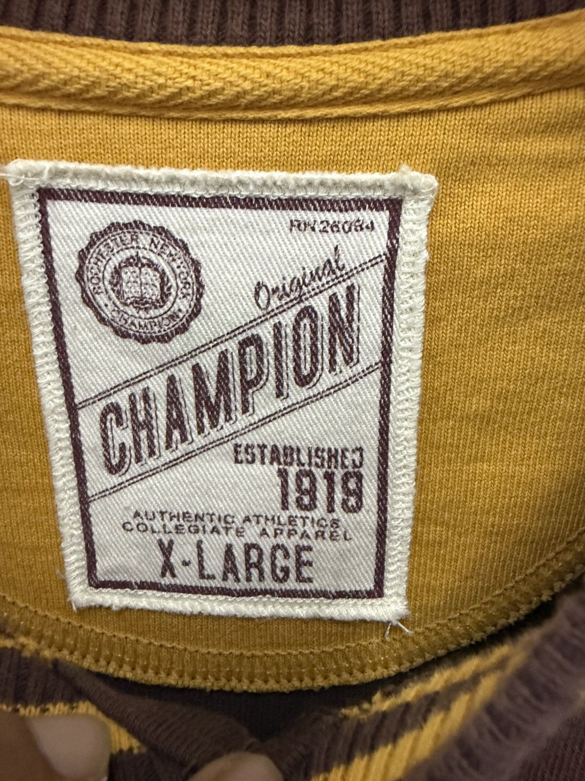 Champion × Vintage 🔥 Champion Rochester New York University Sweat Varsity Size US M / EU 48-50 / 2 - 8 Thumbnail